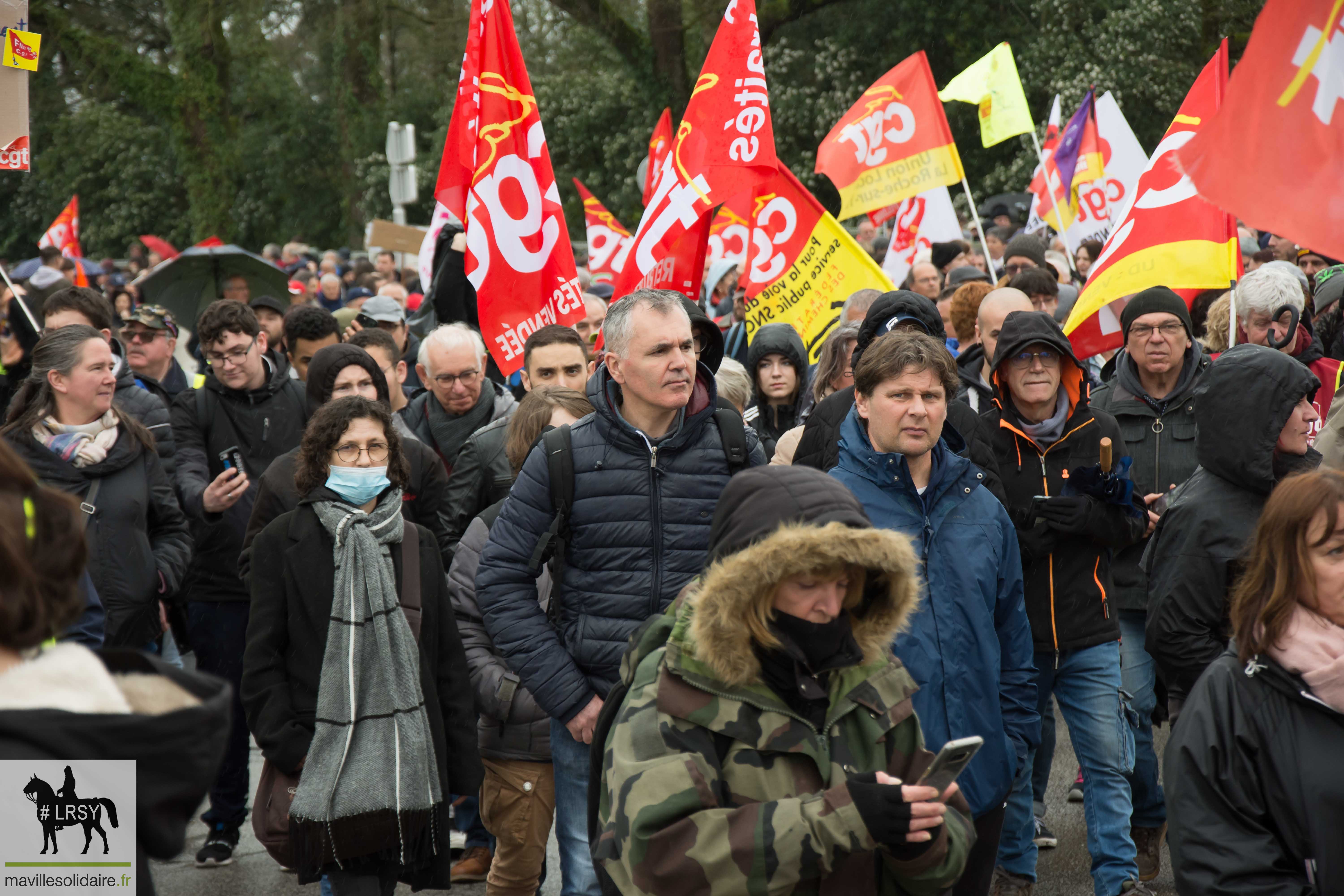 RETRAITE MANIFESTATION DU JEUDI 23 MARS 2023 MAVILLESOLIDAIRE La Roche sur Yon 11