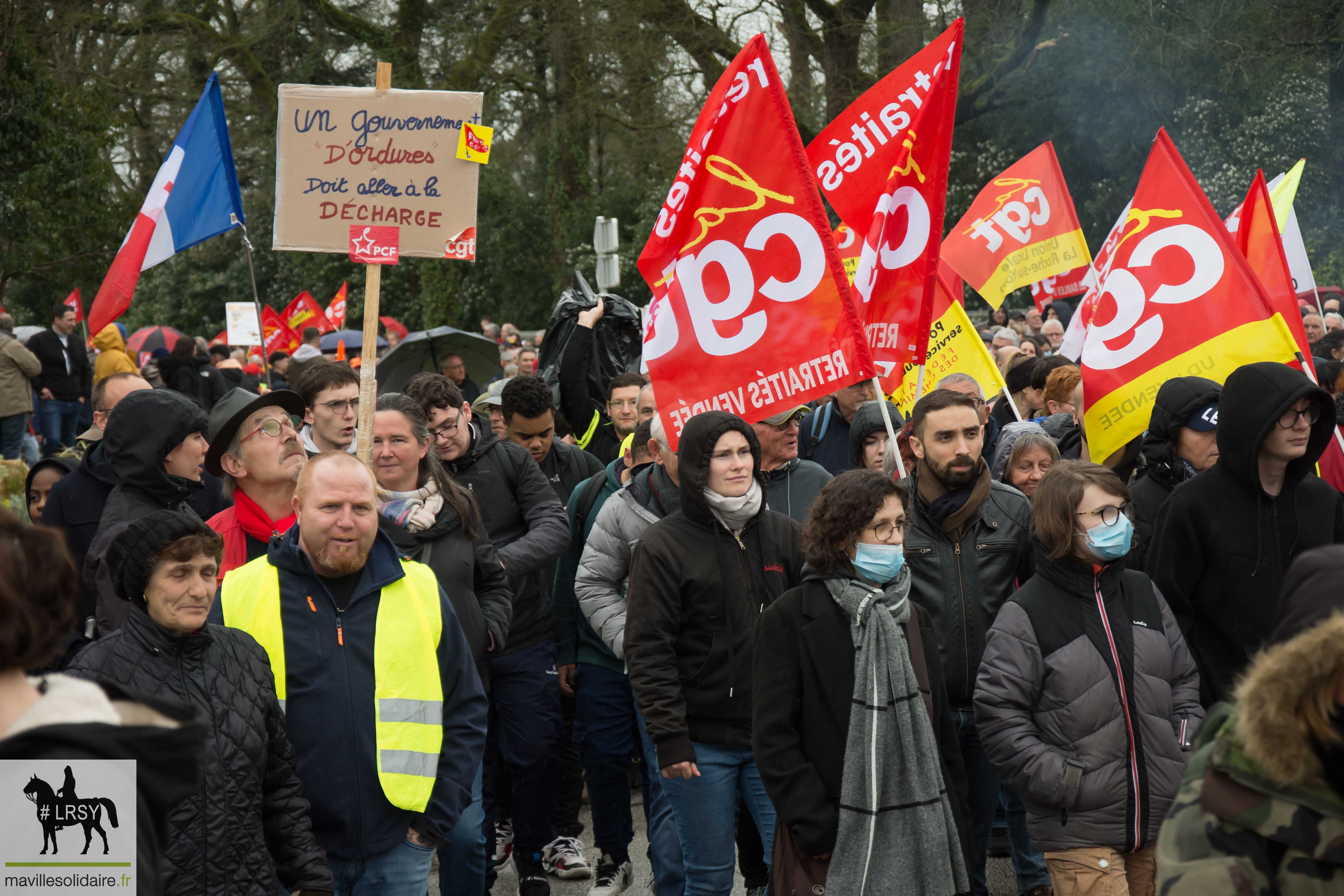 RETRAITE MANIFESTATION DU JEUDI 23 MARS 2023 MAVILLESOLIDAIRE La Roche sur Yon 12