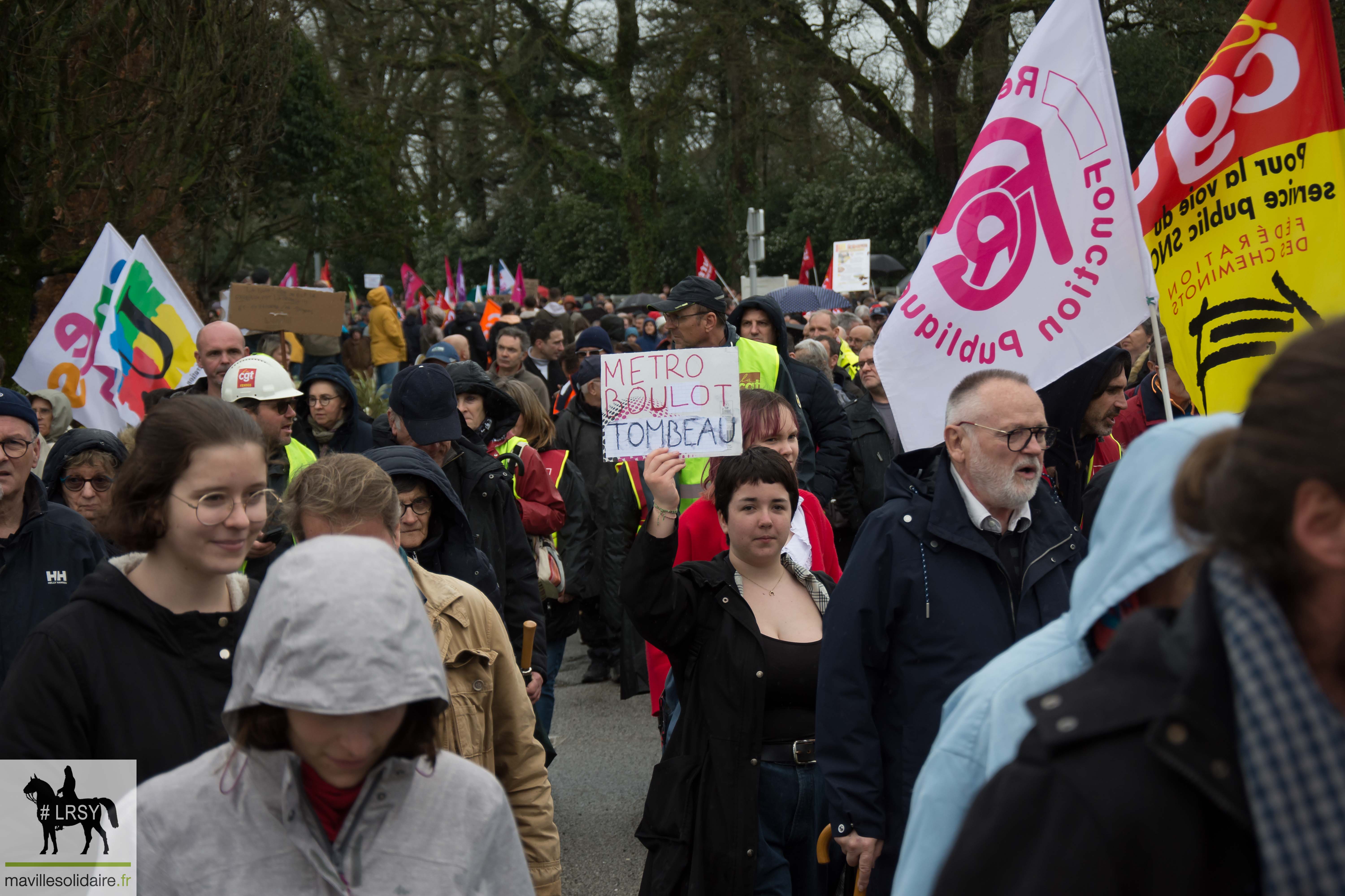 RETRAITE MANIFESTATION DU JEUDI 23 MARS 2023 MAVILLESOLIDAIRE La Roche sur Yon 14