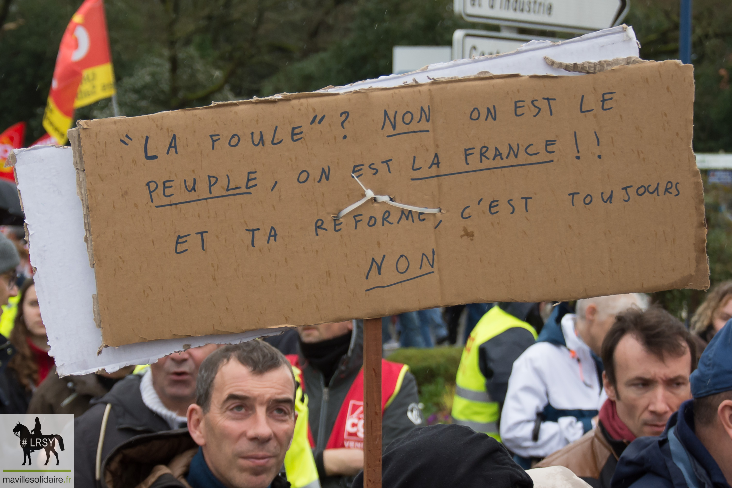 RETRAITE MANIFESTATION DU JEUDI 23 MARS 2023 MAVILLESOLIDAIRE La Roche sur Yon 15