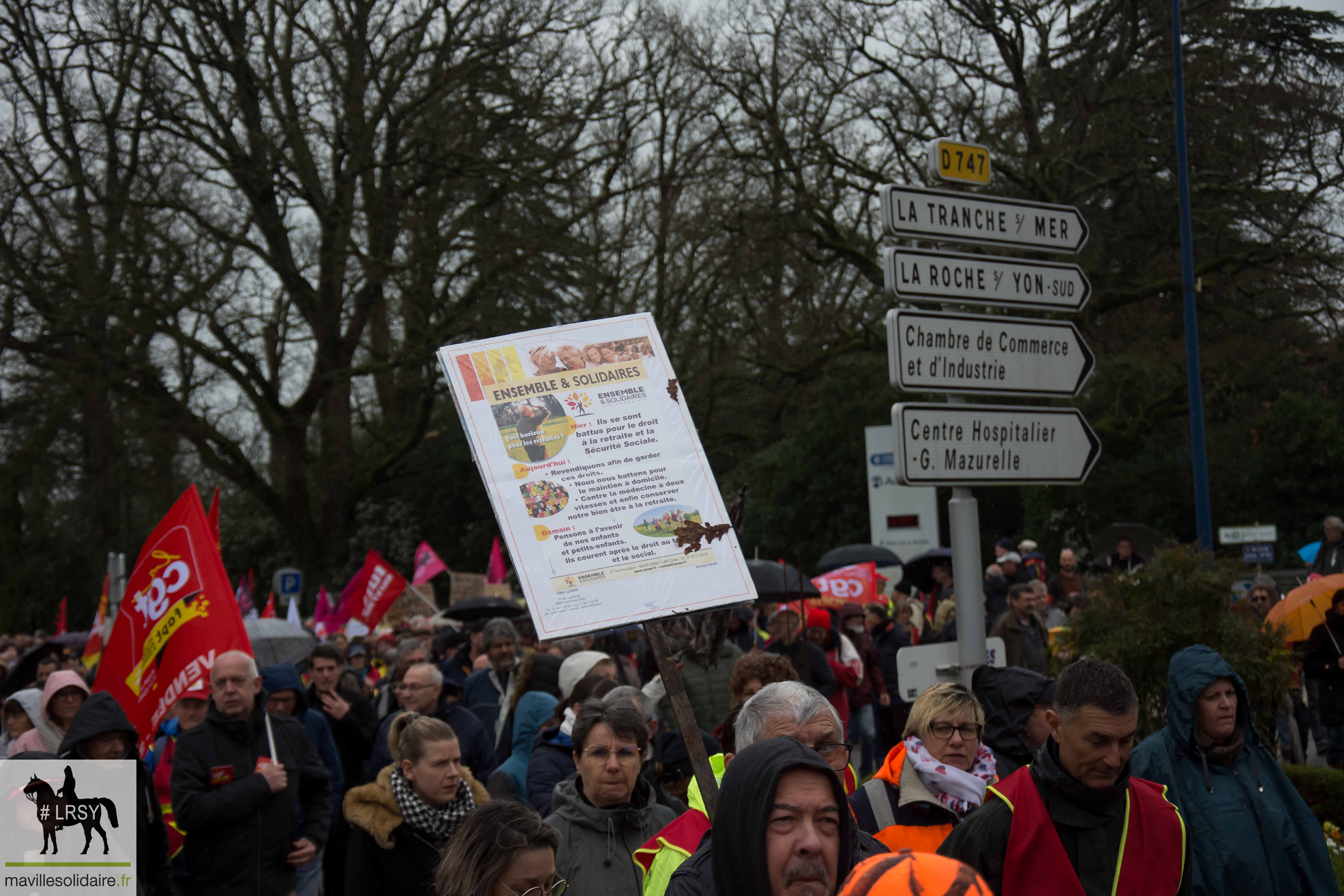 RETRAITE MANIFESTATION DU JEUDI 23 MARS 2023 MAVILLESOLIDAIRE La Roche sur Yon 16