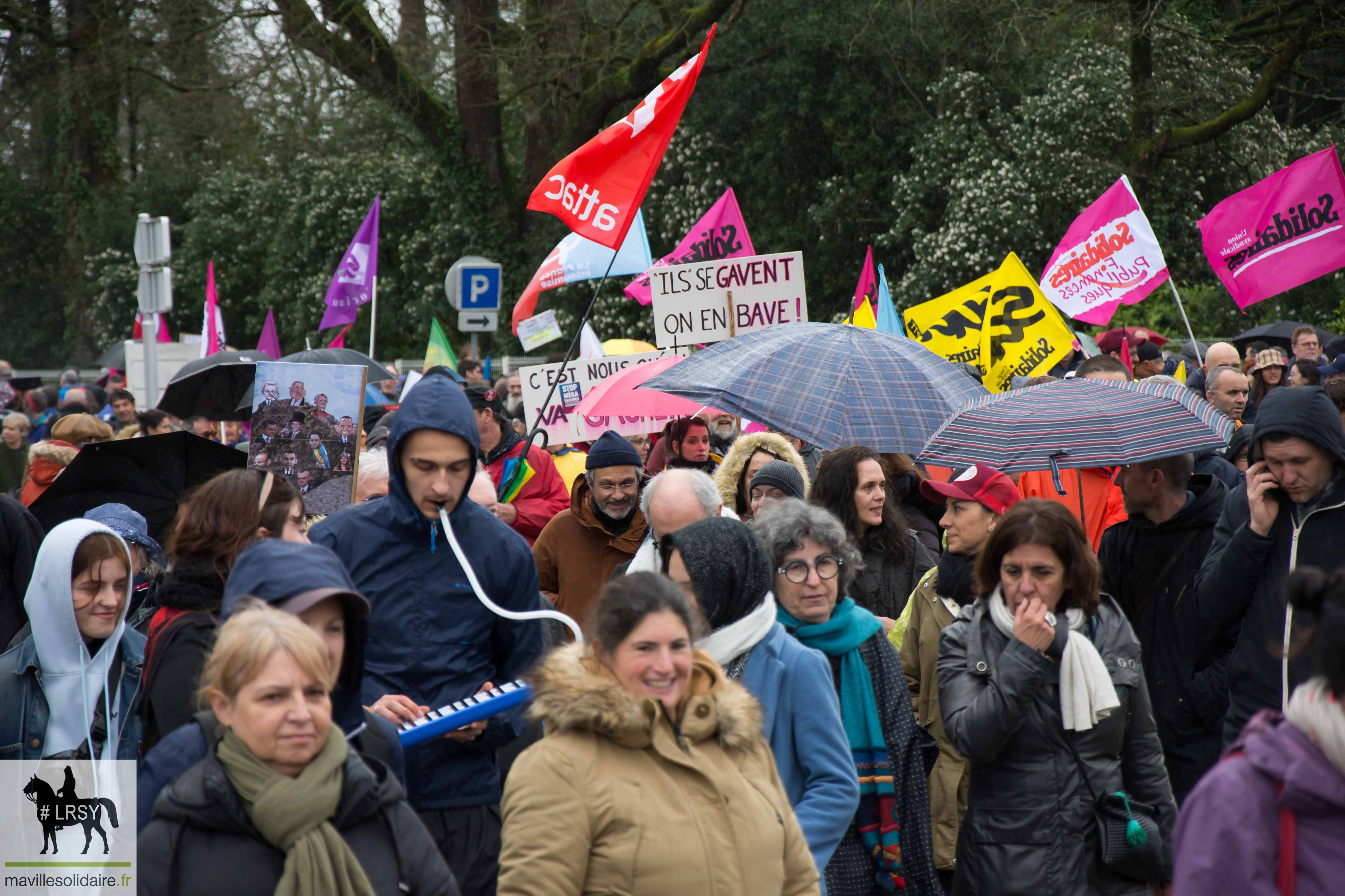 RETRAITE MANIFESTATION DU JEUDI 23 MARS 2023 MAVILLESOLIDAIRE La Roche sur Yon 17