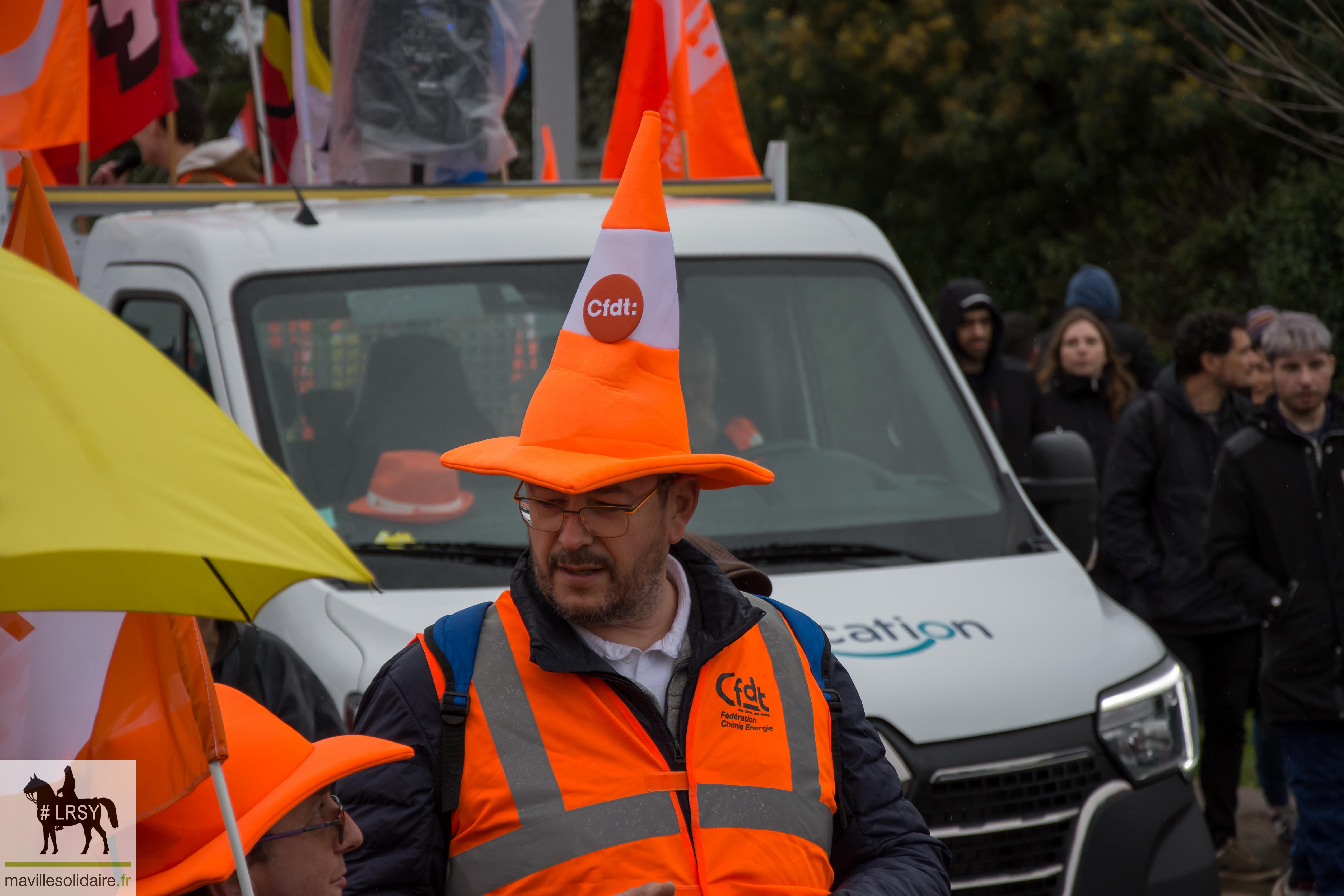 RETRAITE MANIFESTATION DU JEUDI 23 MARS 2023 MAVILLESOLIDAIRE La Roche sur Yon 29