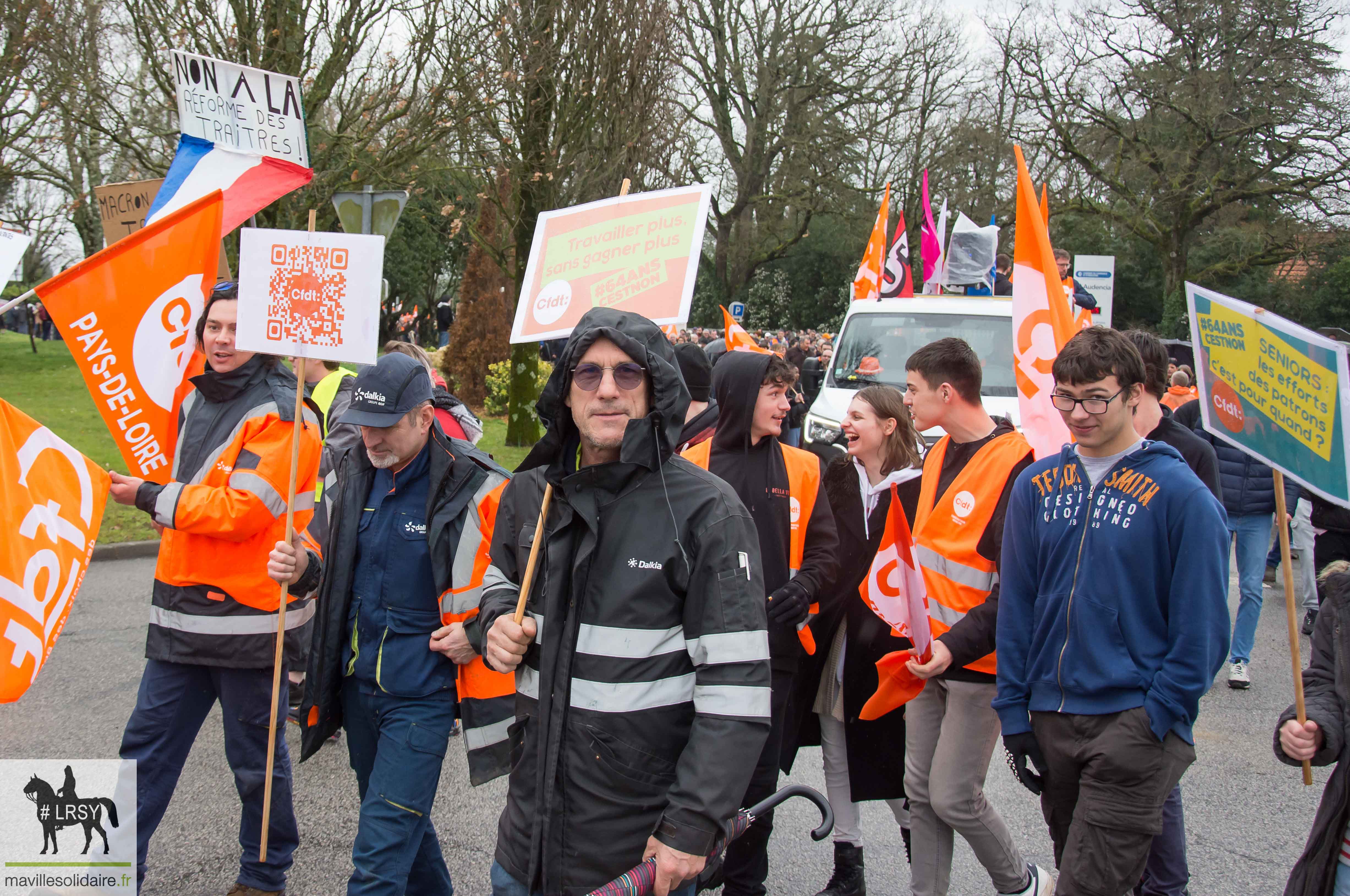 RETRAITE MANIFESTATION DU JEUDI 23 MARS 2023 MAVILLESOLIDAIRE La Roche sur Yon 3