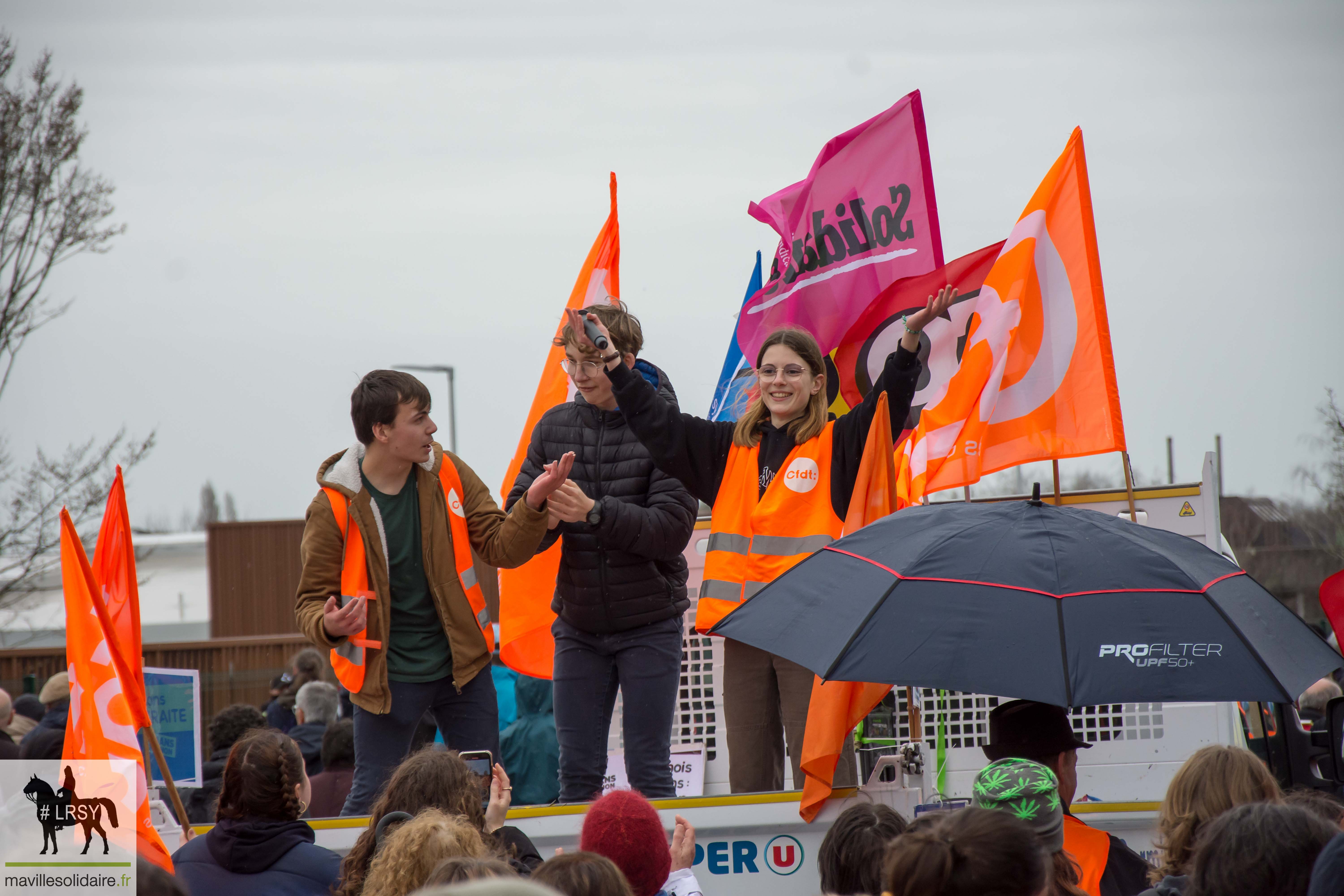 RETRAITE MANIFESTATION DU JEUDI 23 MARS 2023 MAVILLESOLIDAIRE La Roche sur Yon 31