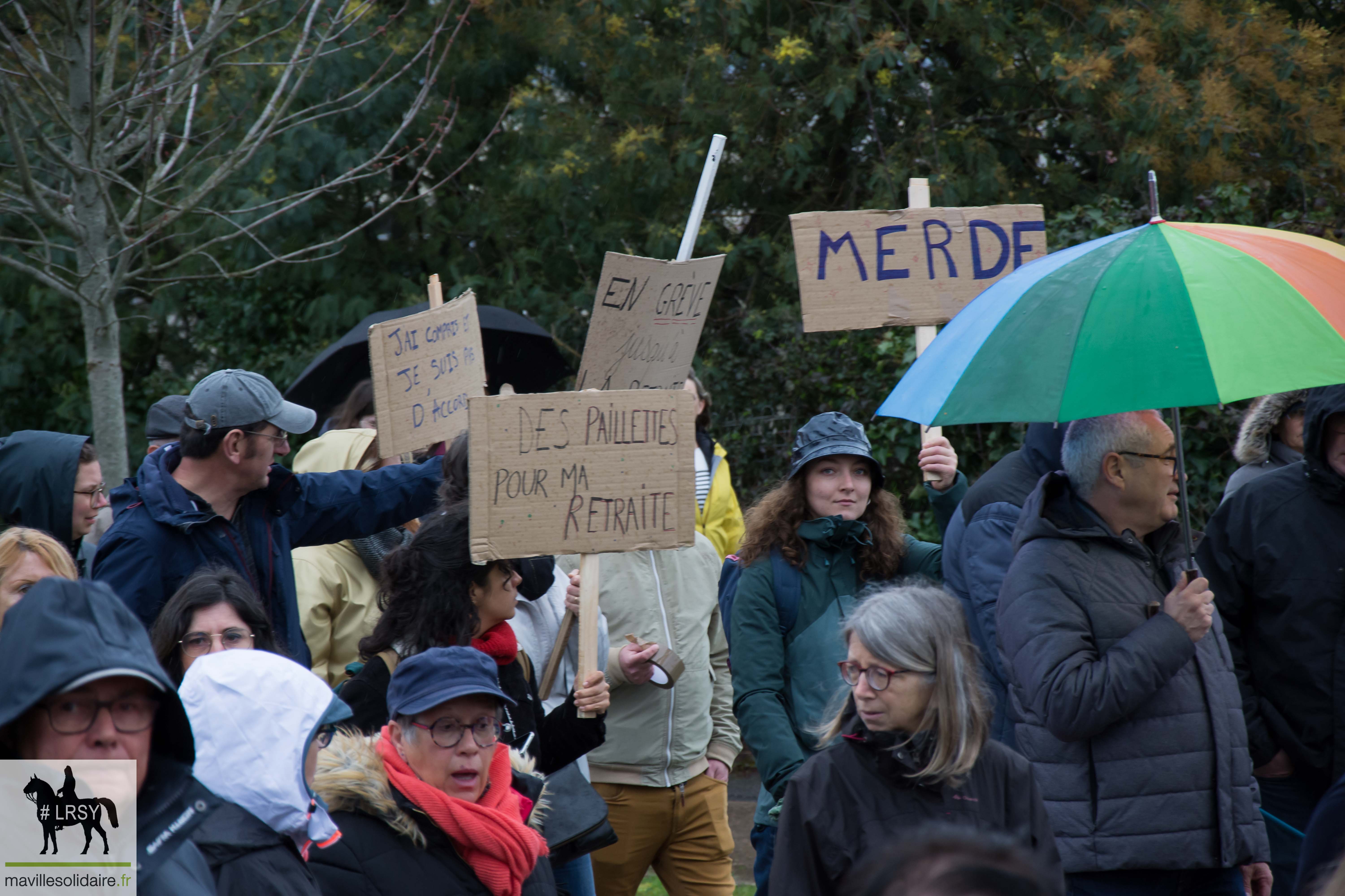 RETRAITE MANIFESTATION DU JEUDI 23 MARS 2023 MAVILLESOLIDAIRE La Roche sur Yon 37