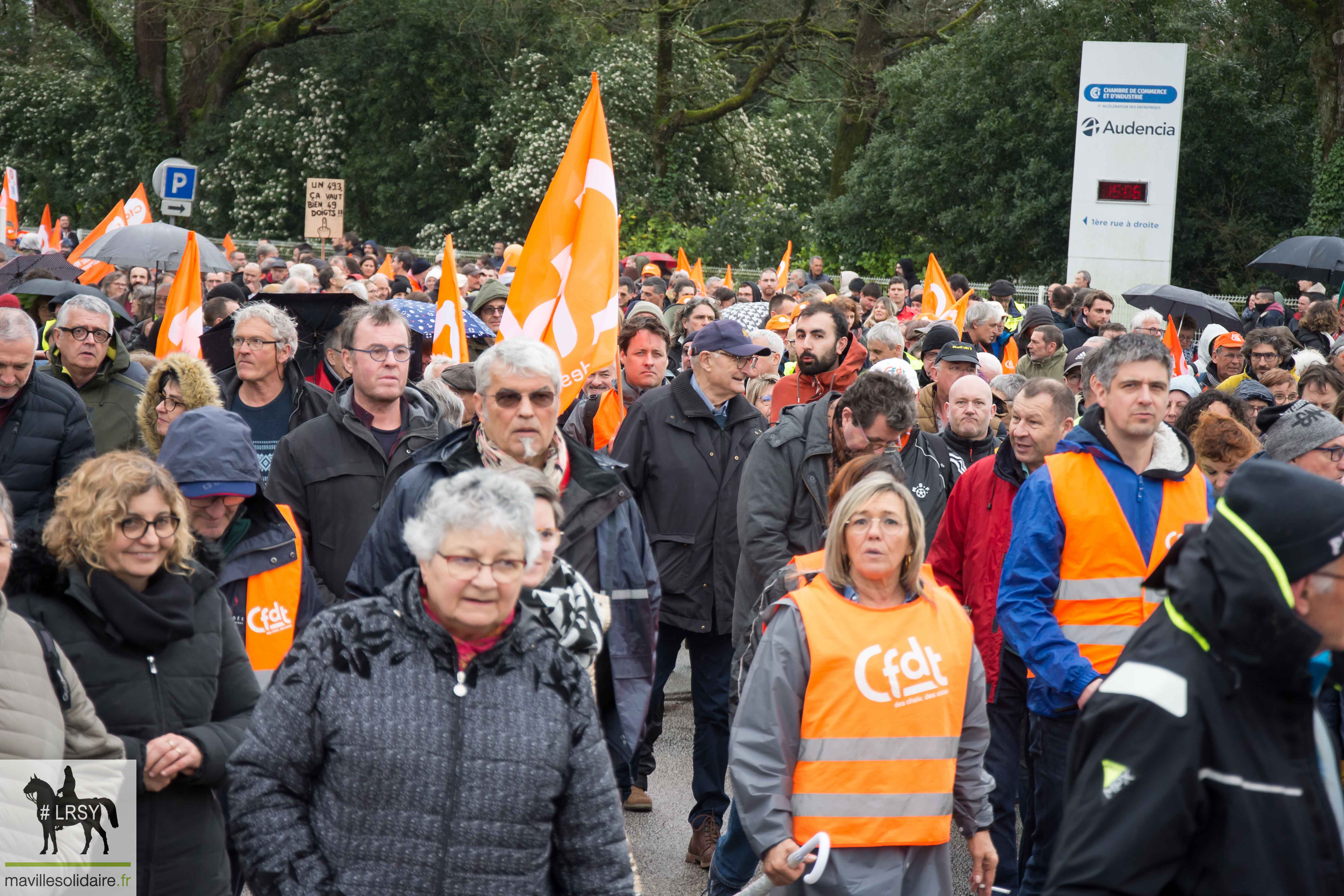 RETRAITE MANIFESTATION DU JEUDI 23 MARS 2023 MAVILLESOLIDAIRE La Roche sur Yon 4