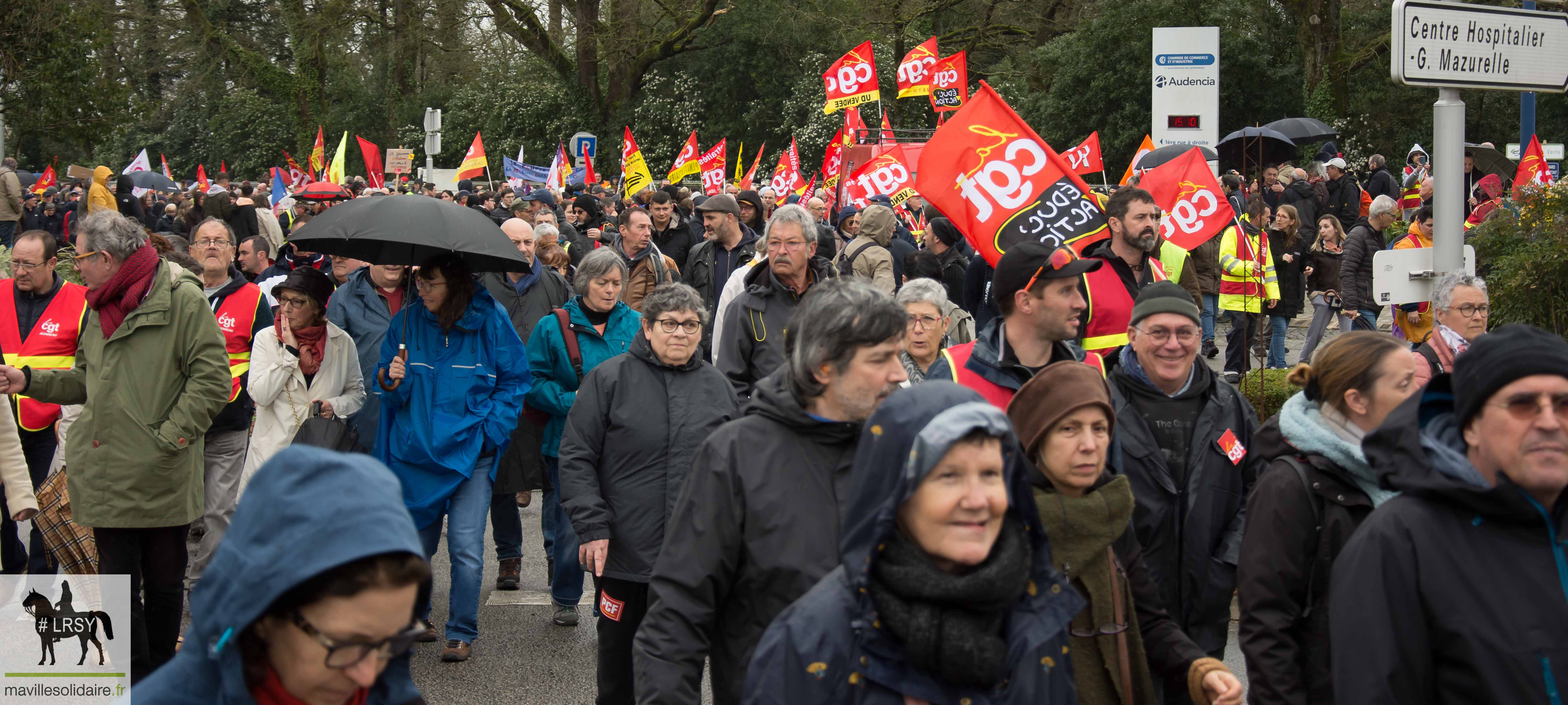 RETRAITE MANIFESTATION DU JEUDI 23 MARS 2023 MAVILLESOLIDAIRE La Roche sur Yon 8