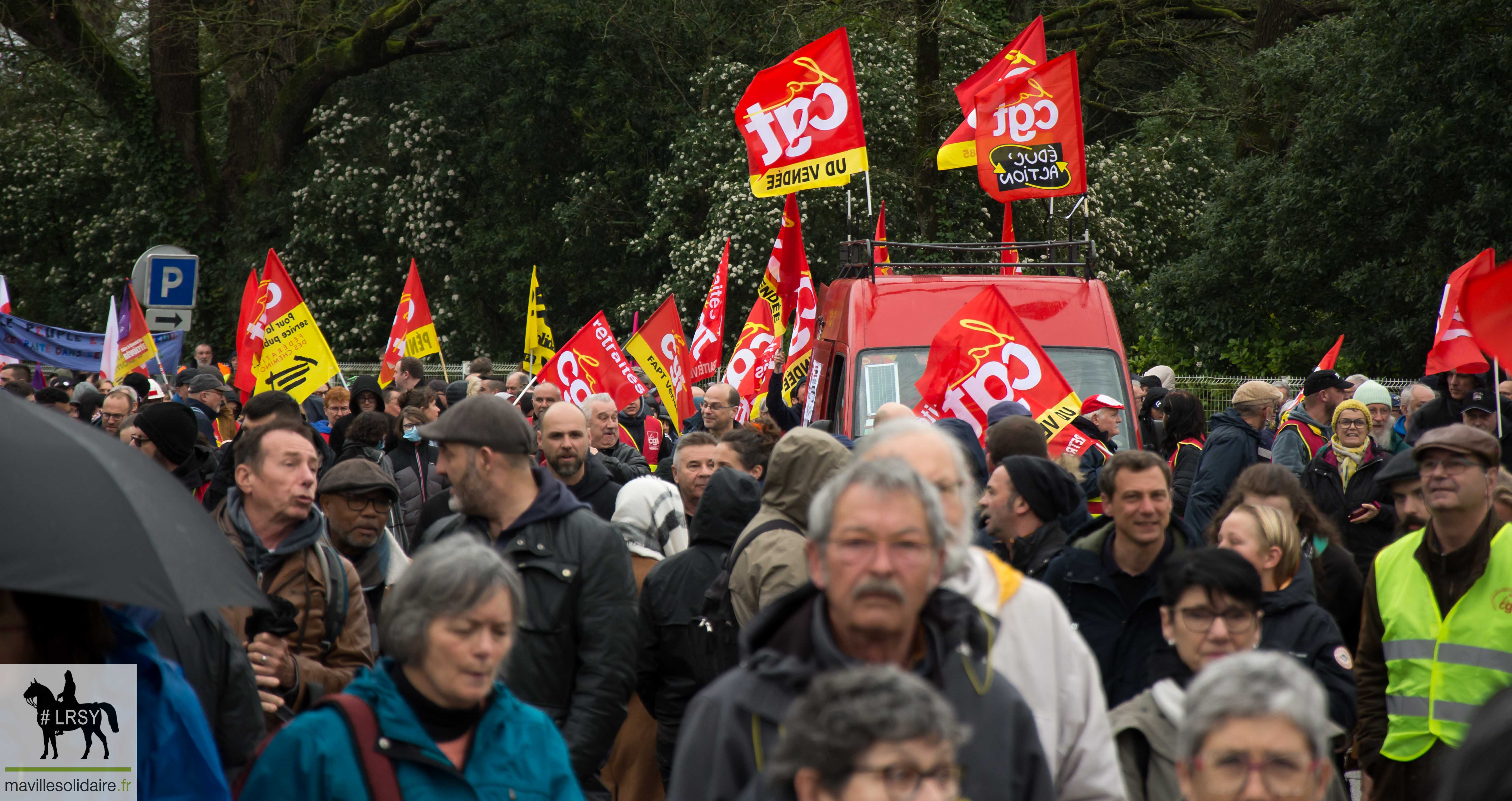 RETRAITE MANIFESTATION DU JEUDI 23 MARS 2023 MAVILLESOLIDAIRE La Roche sur Yon 9