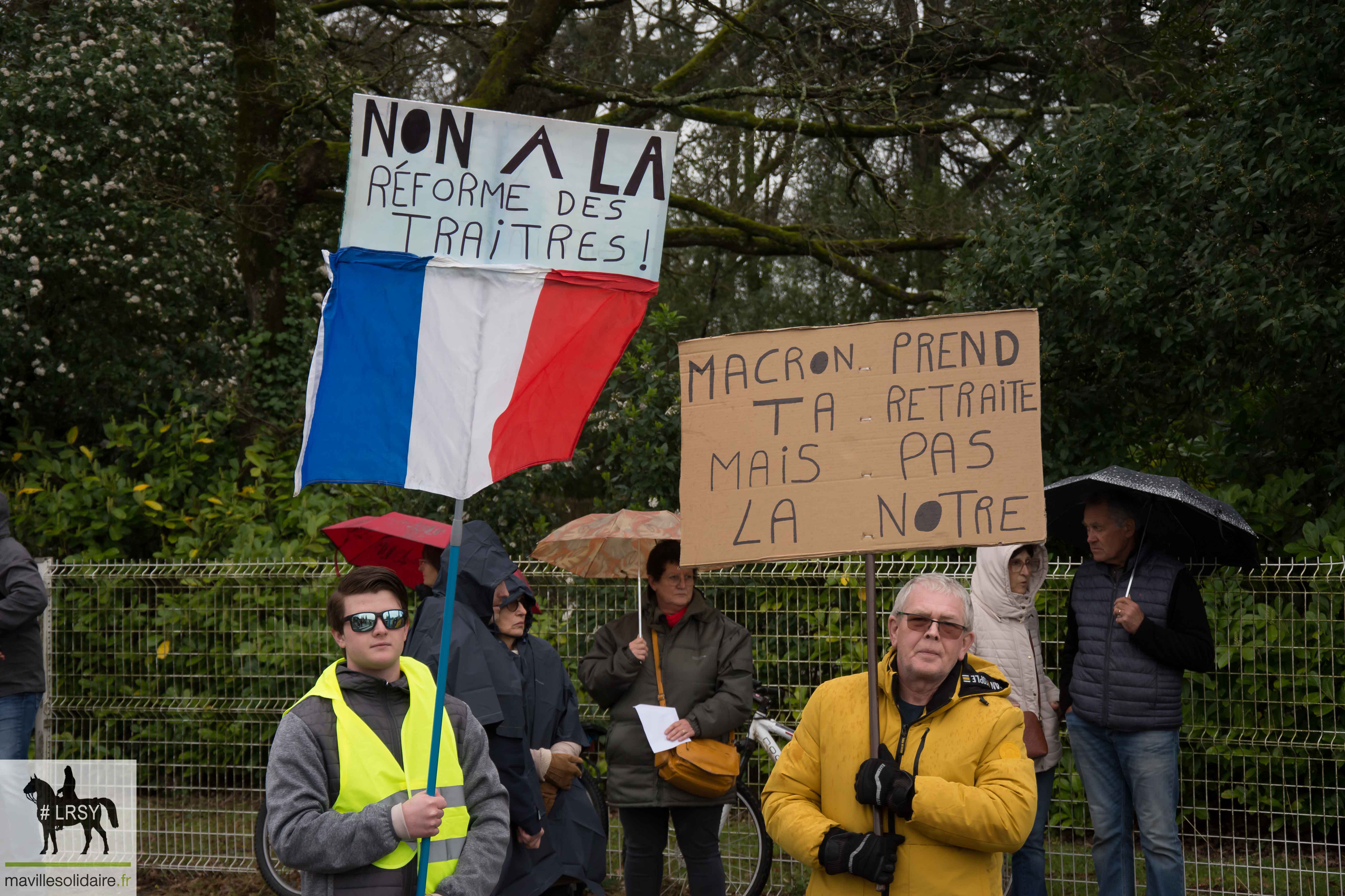 RETRAITE MANIFESTATION DU JEUDI 23 MARS 2023 MAVILLESOLIDAIRE La Roche sur Yon