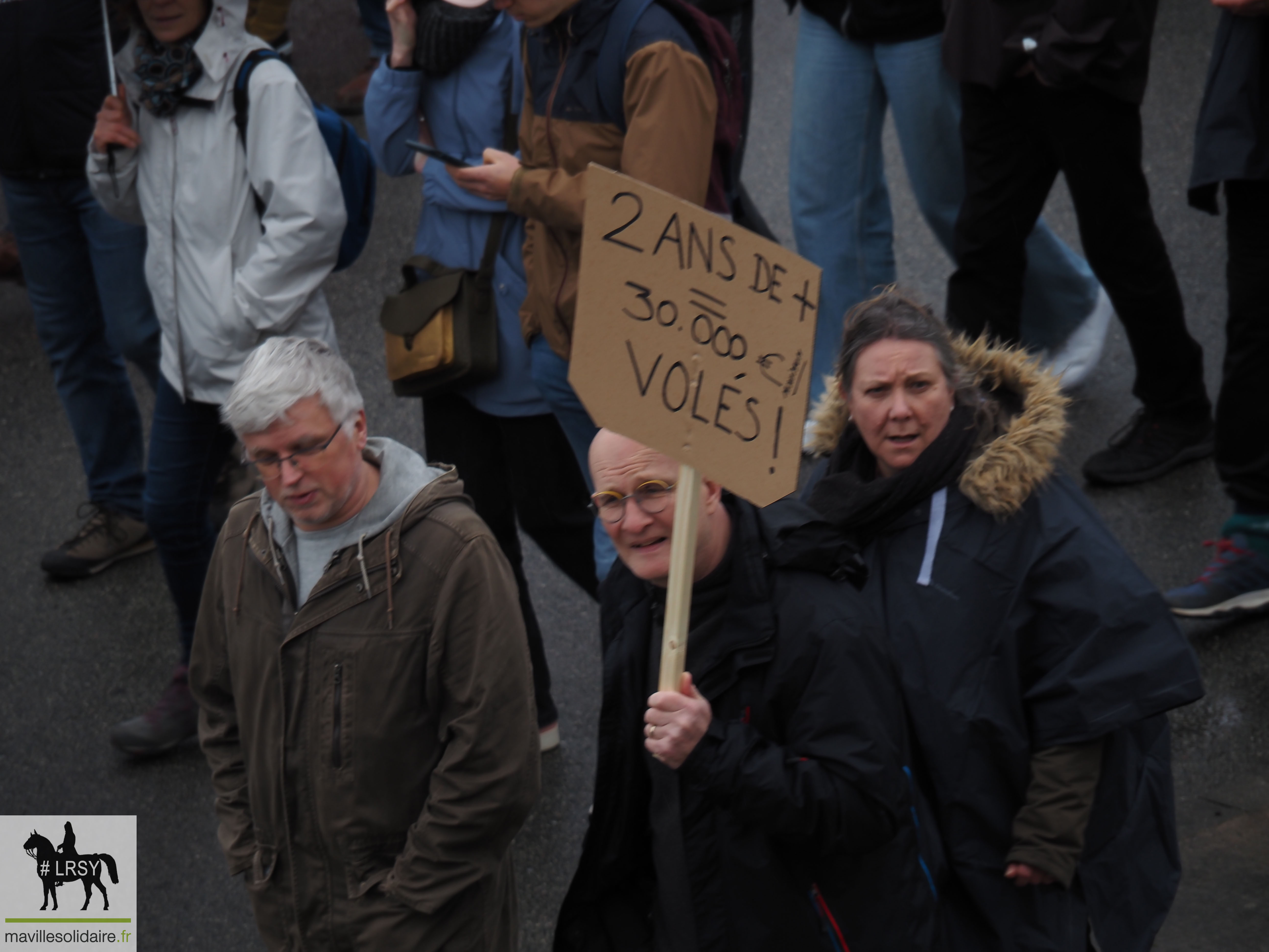 RETRAITE MANIFESTATION DU JEUDI 23 MARS 2023 MAVILLESOLIDAIRE La Roche sur Yon D 17