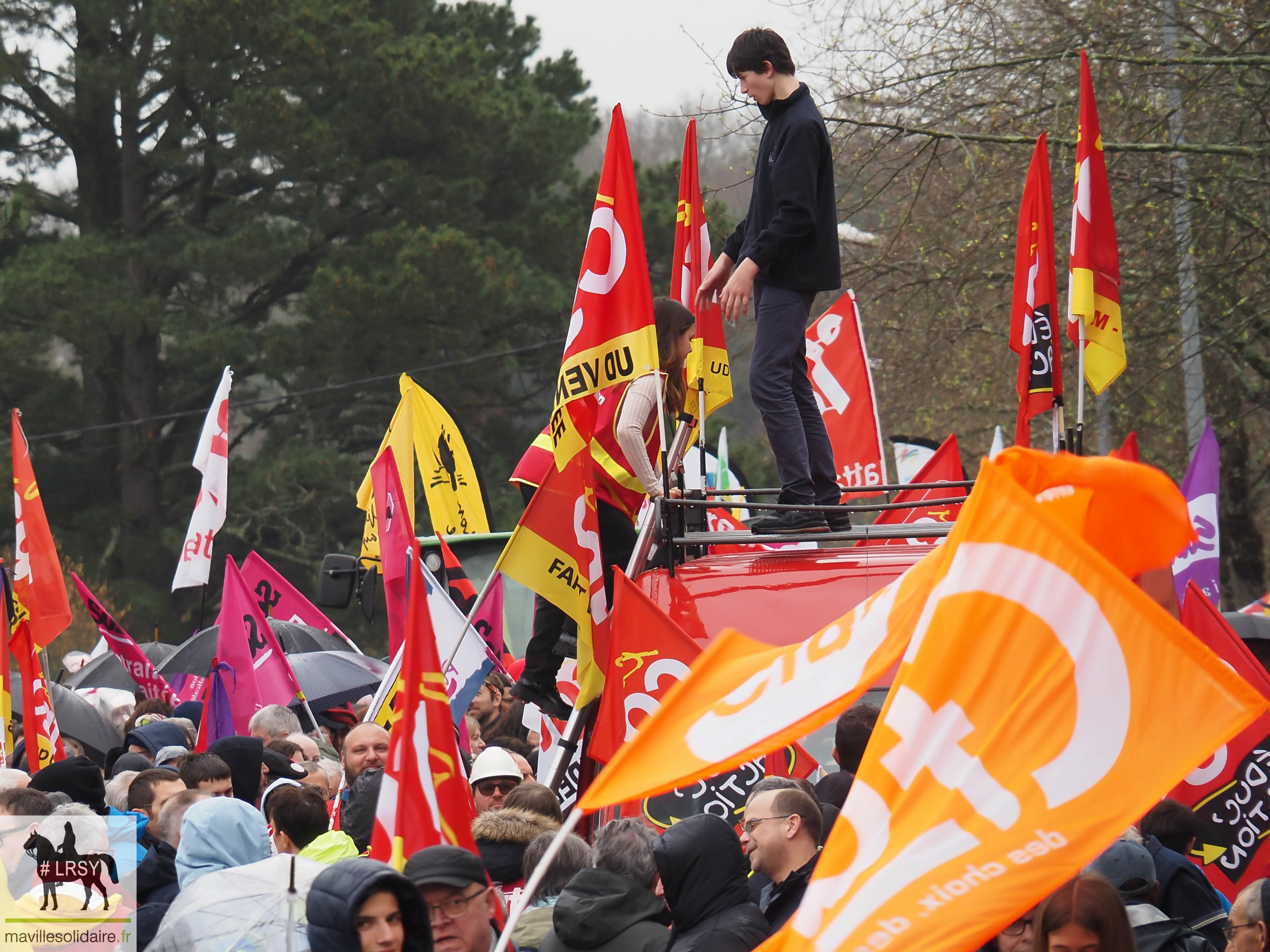 RETRAITE MANIFESTATION DU JEUDI 23 MARS 2023 MAVILLESOLIDAIRE La Roche sur Yon D 3