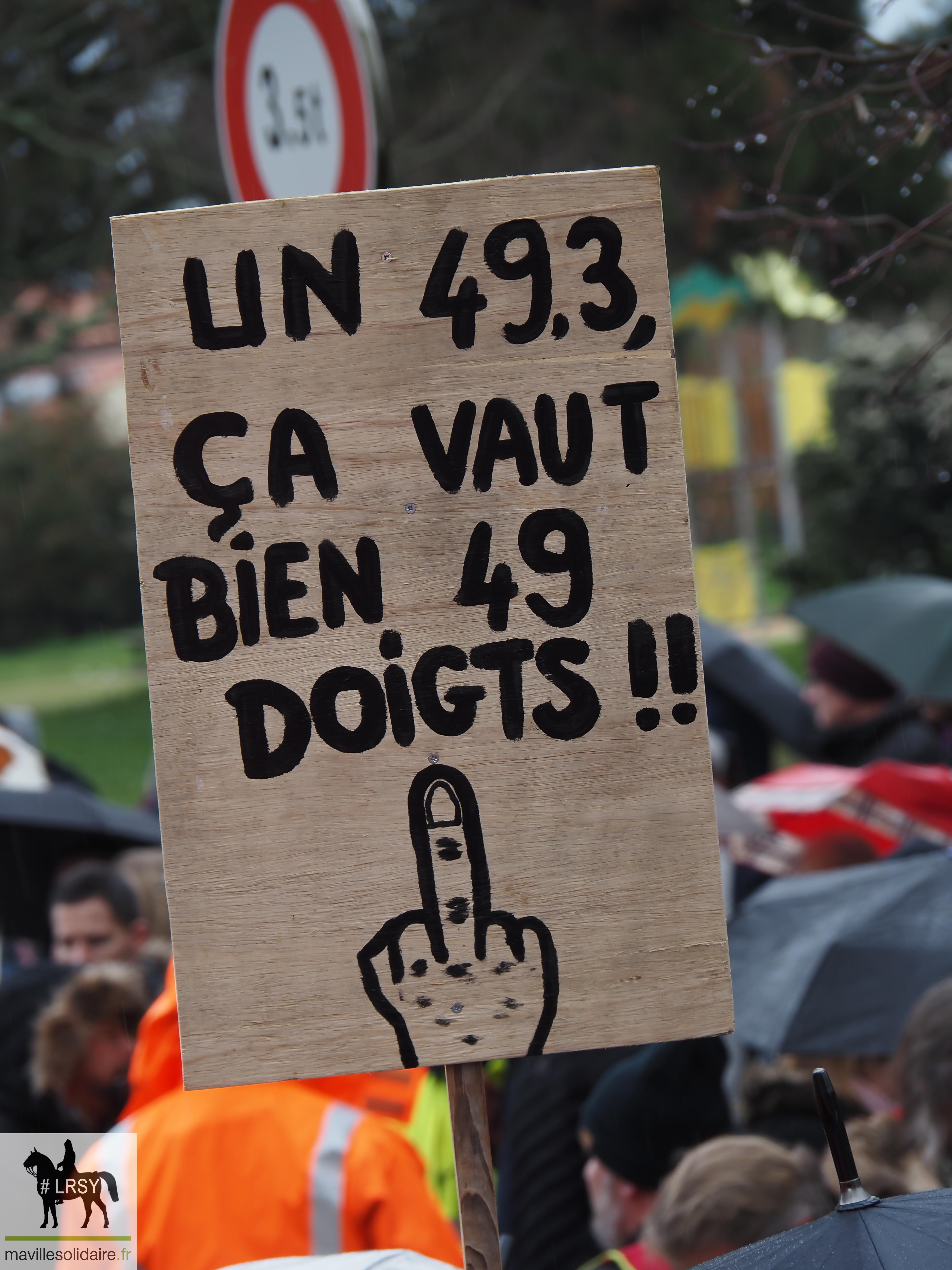 RETRAITE MANIFESTATION DU JEUDI 23 MARS 2023 MAVILLESOLIDAIRE La Roche sur Yon D 6