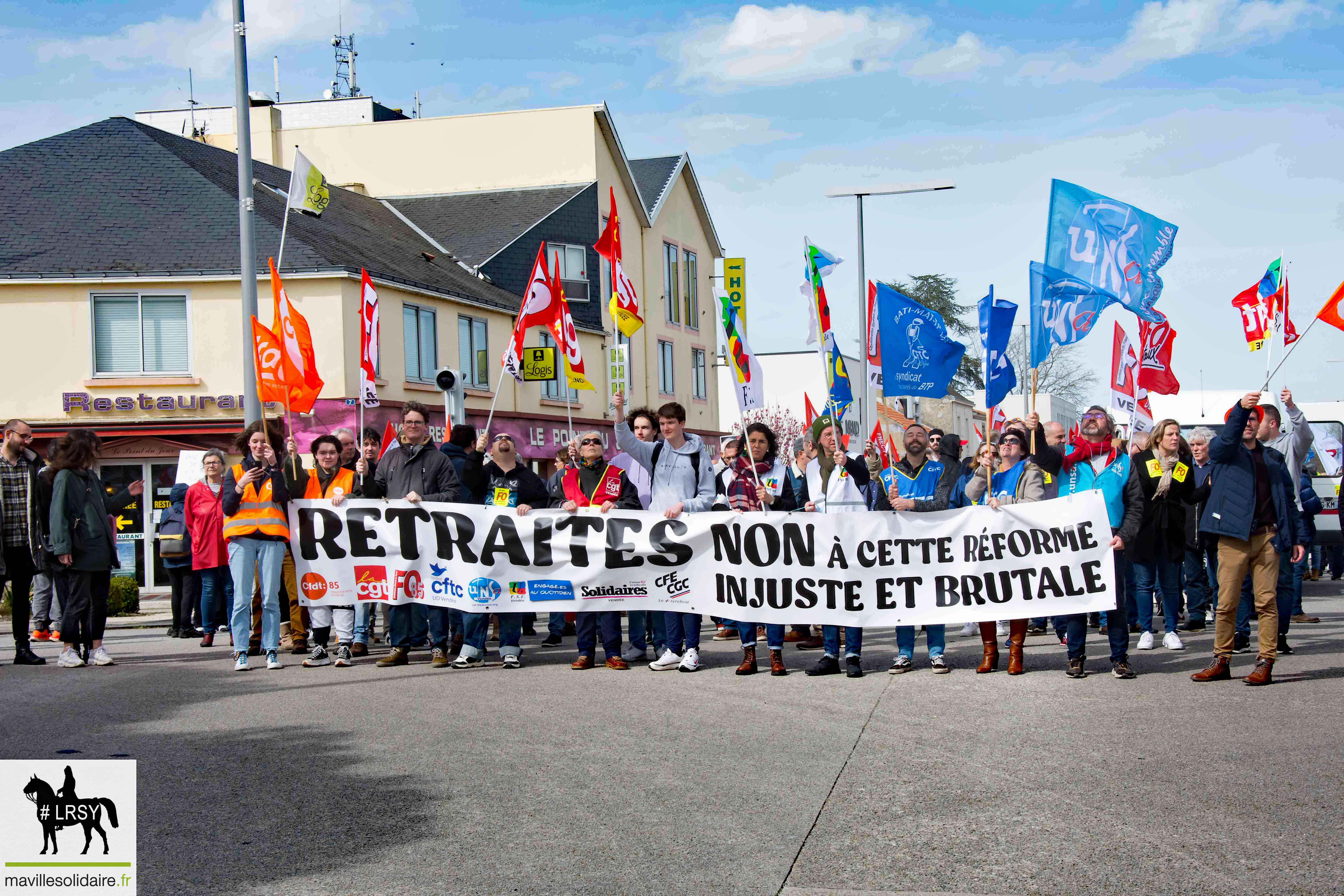 Retraites 28 mars 2023 la Roche sur Yon 1 2