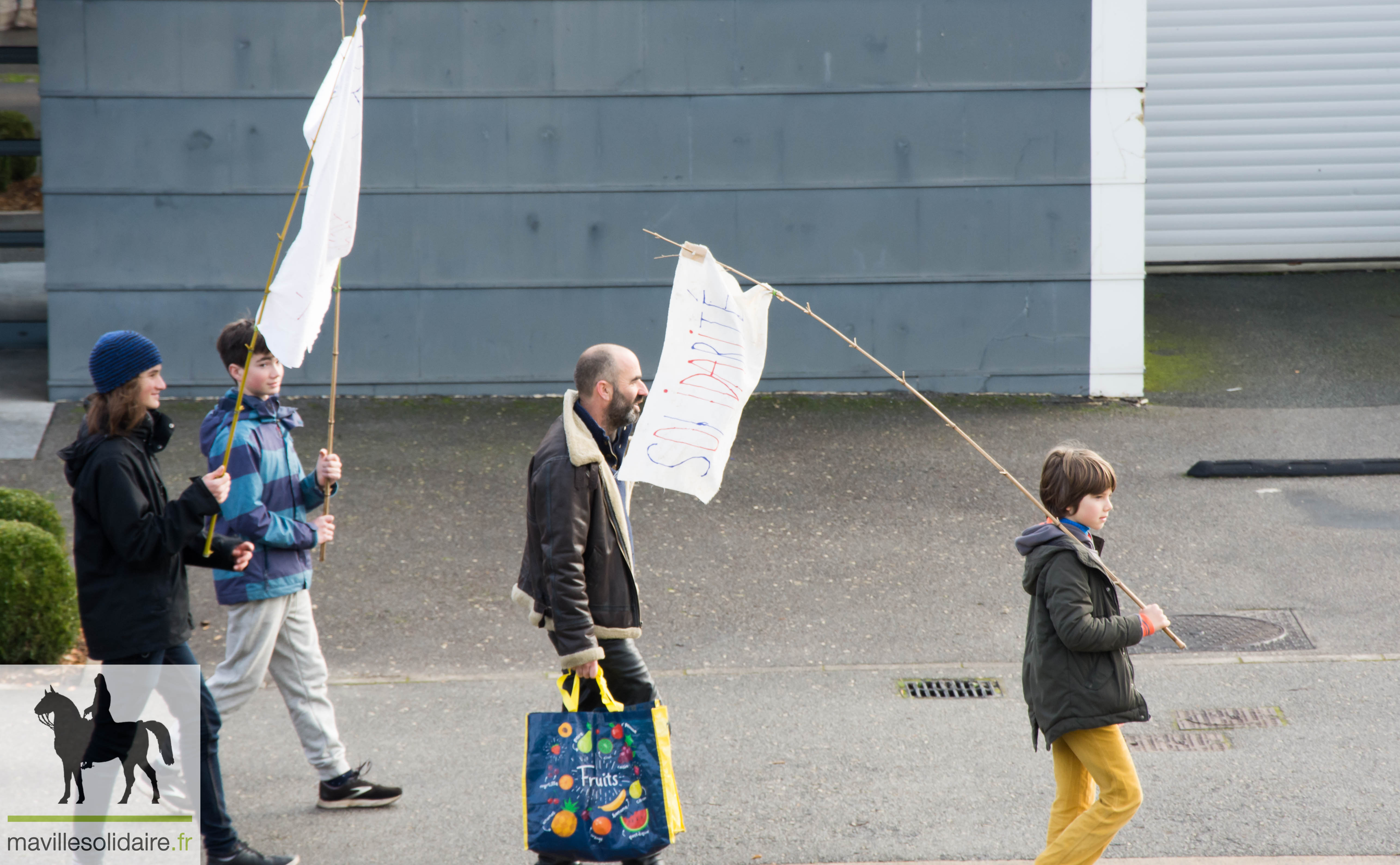 MANIFESTATION CONTRE LES RETRAITES 31 JANVIER 2023 LA ROCHE SUR YON mavillesolidaire.fr 12