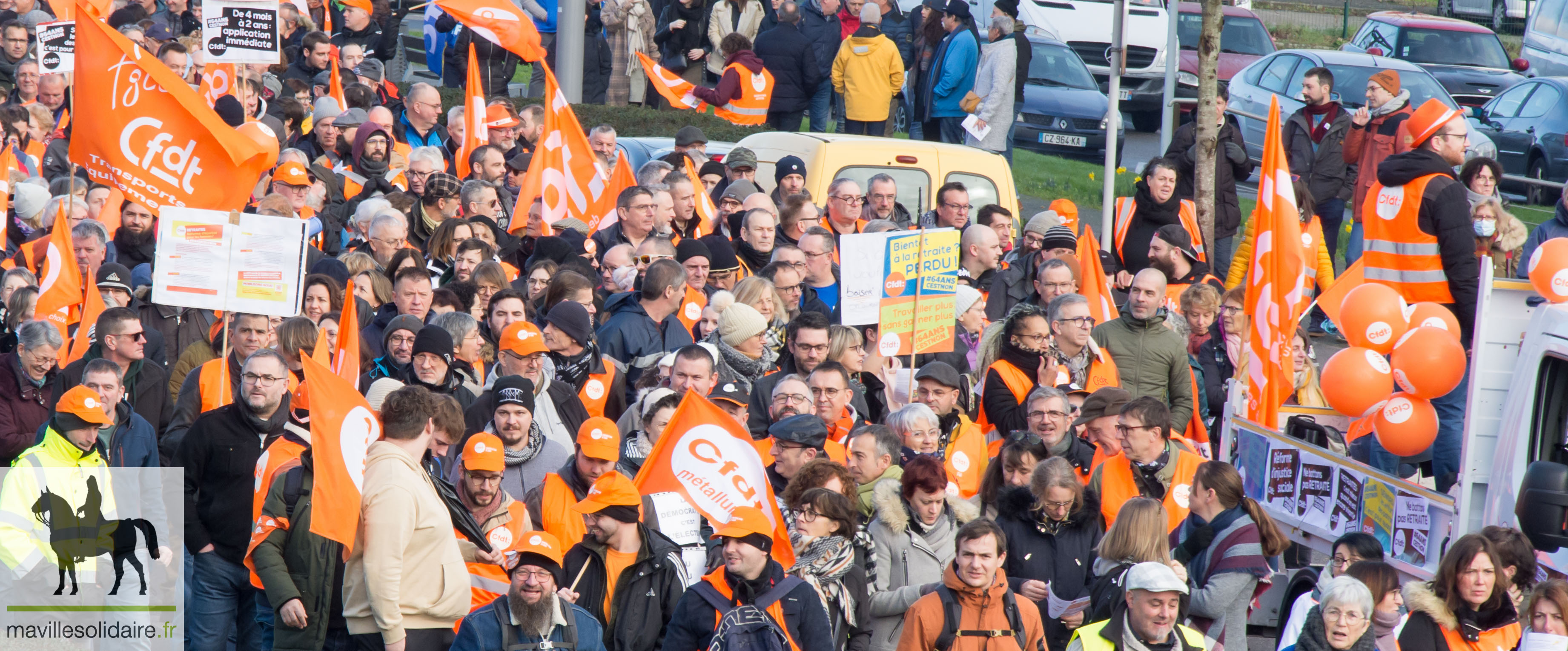 MANIFESTATION CONTRE LES RETRAITES 31 JANVIER 2023 LA ROCHE SUR YON mavillesolidaire.fr 20