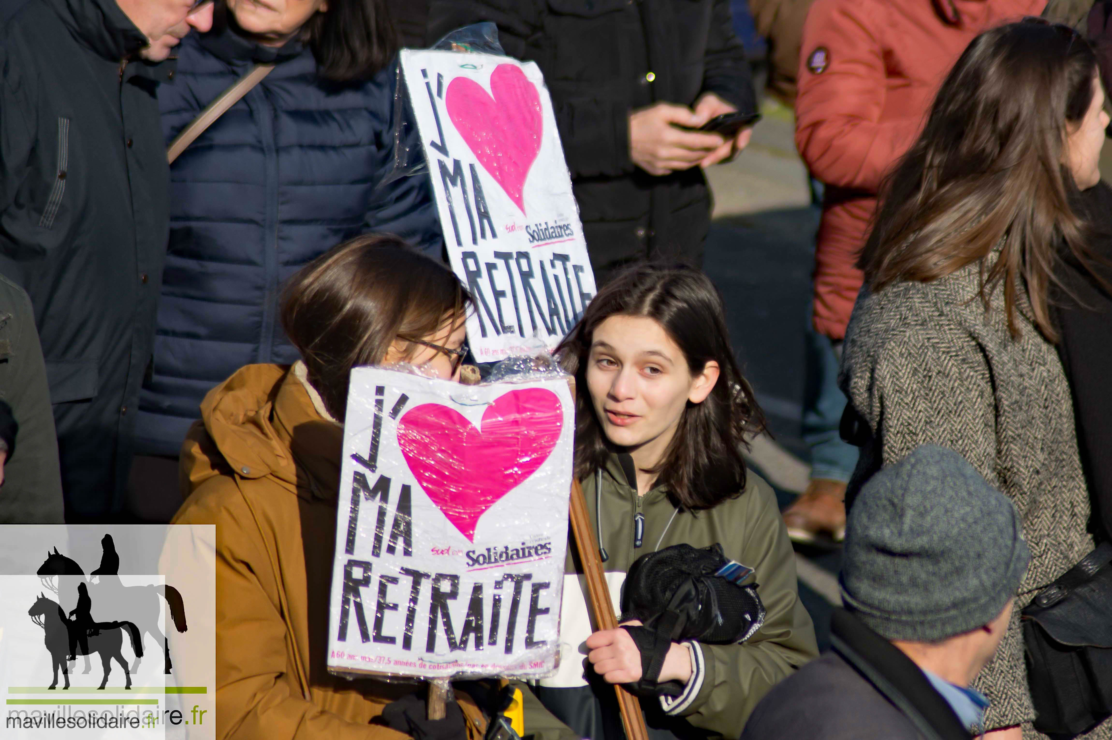 7 fevrier Manif grève retraite LA ROCHE SUR YON mavillesolidaire.fr 1 15