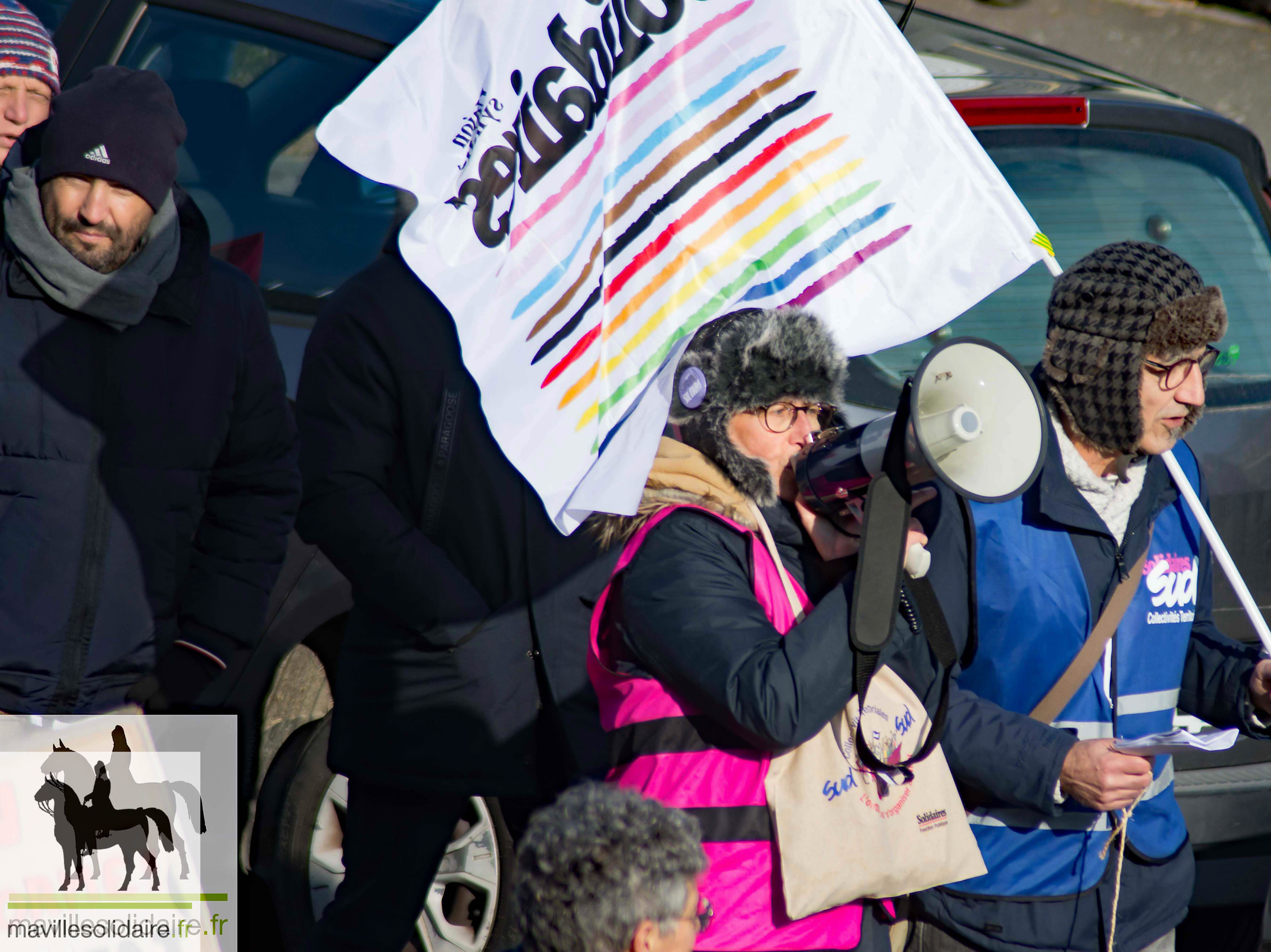 7 fevrier Manif grève retraite LA ROCHE SUR YON mavillesolidaire.fr 1 18