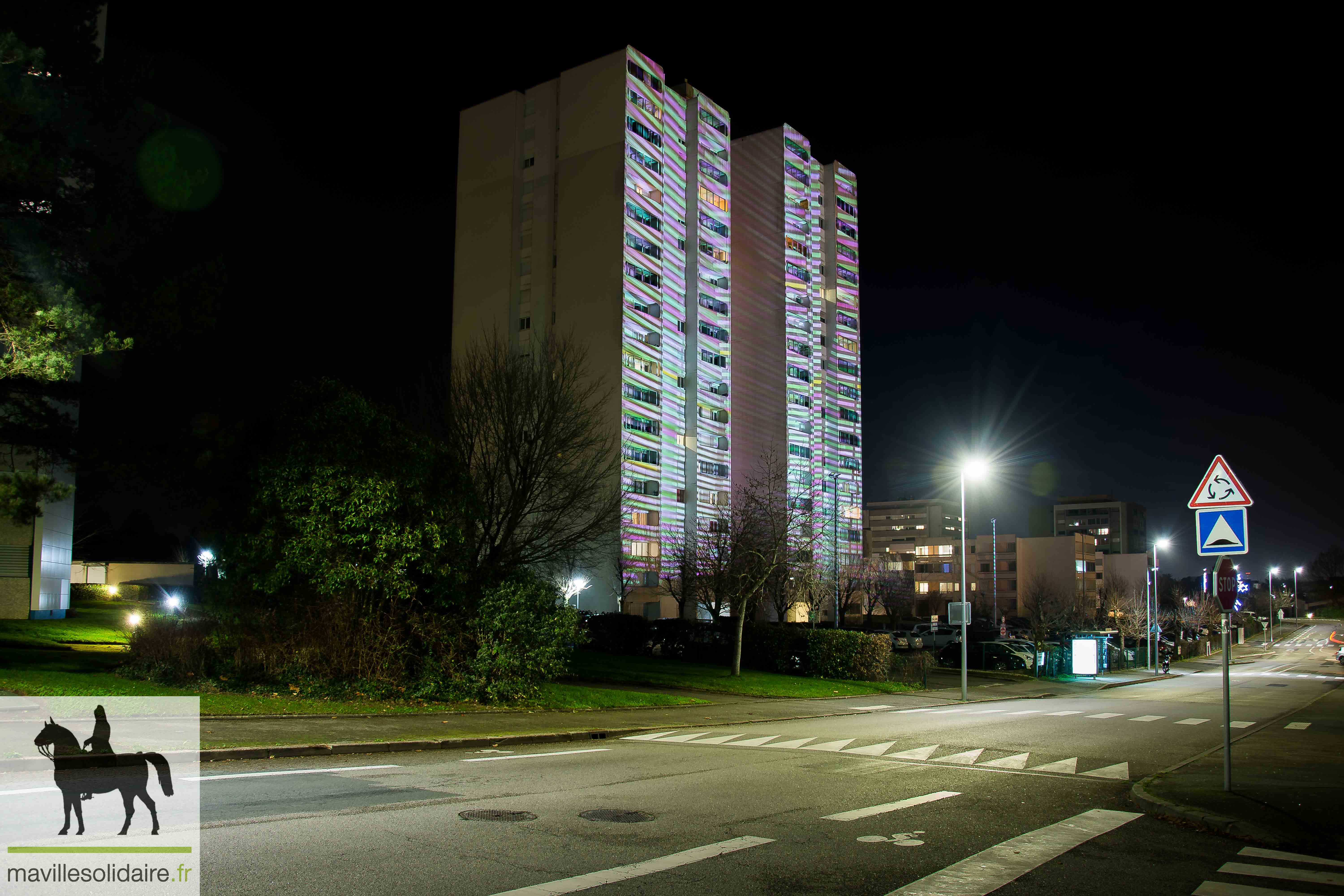 le quartier de la garenne en couleur Noël 2020 2