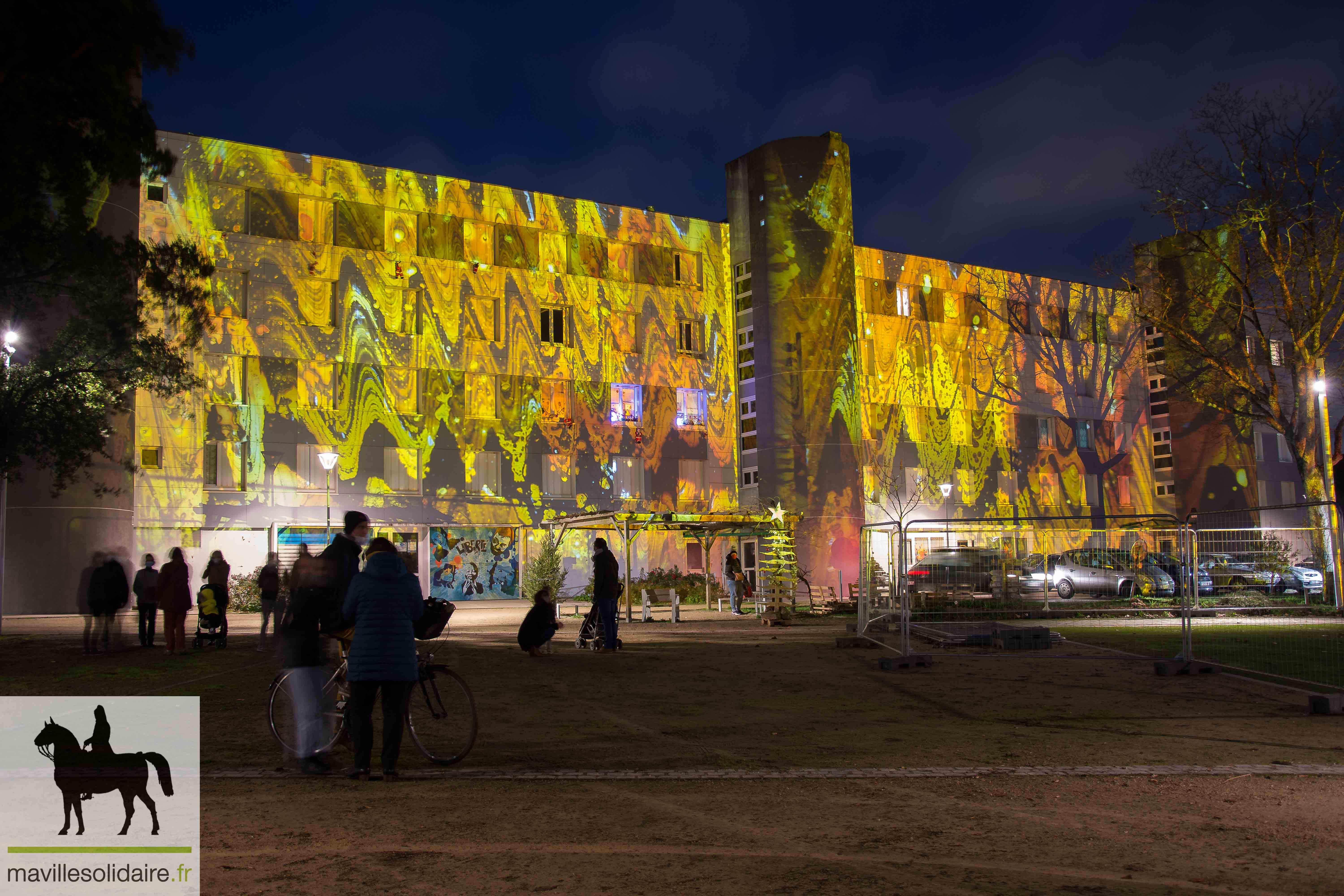 la liberté illumination de Noël 2020 la Roche sur Yon 2