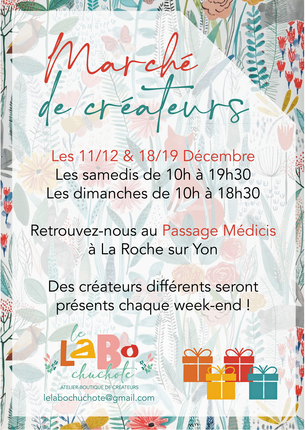 La RochesurYon. Marché de Créateurs et d'Artisans pour Noël  Ma