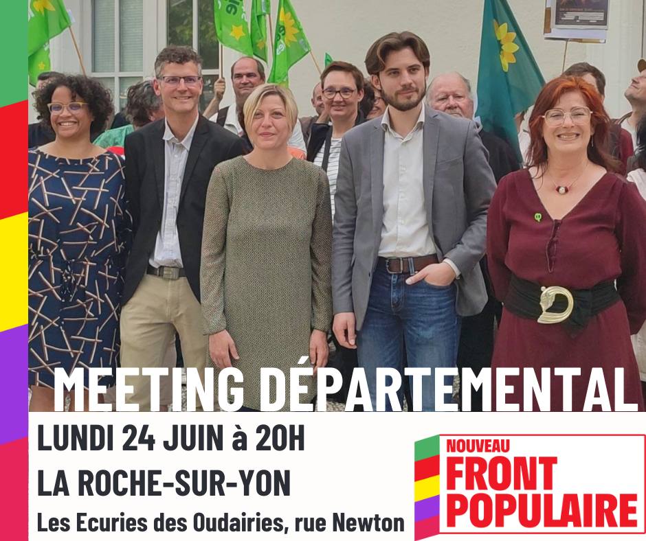 Meeting Départemental Nouveau Front Populaire