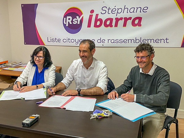 Martine Chantecaille Stéphane Ibarra et Nicolas Helary LRSY municipales 28 juin 2020 1 sur 1