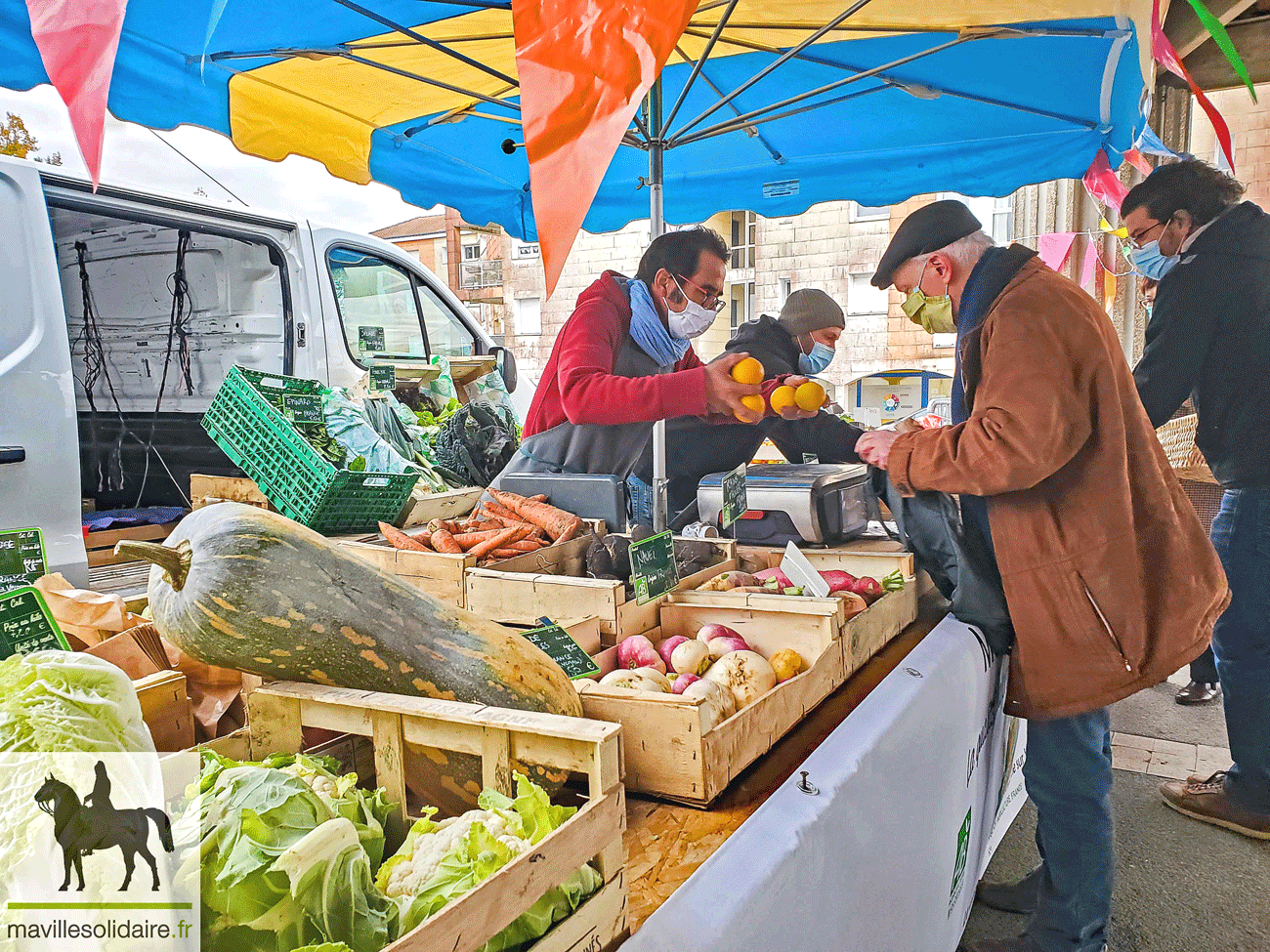 35 ans Marché les Jaulnières La Roche sur Yon mavillesolidaire