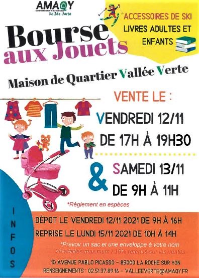 BOURSE AUX JOUETS à la Vallée Verte
