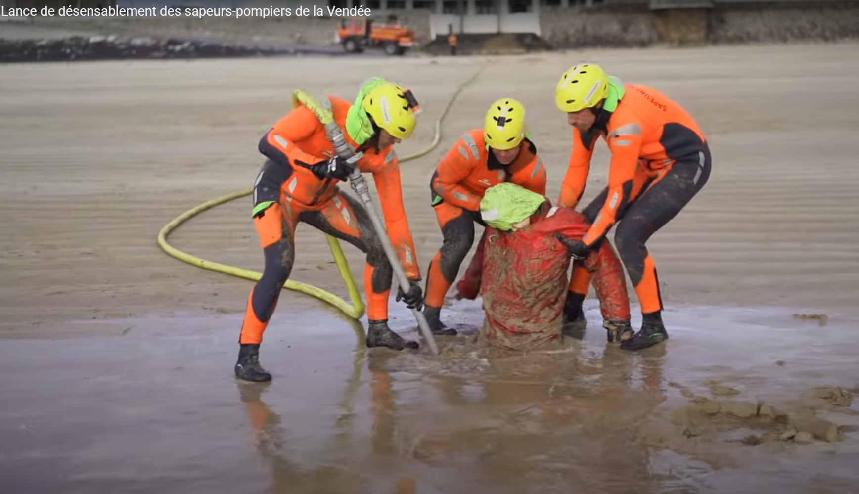 lance desensablement demonstration SDISdelaVendée