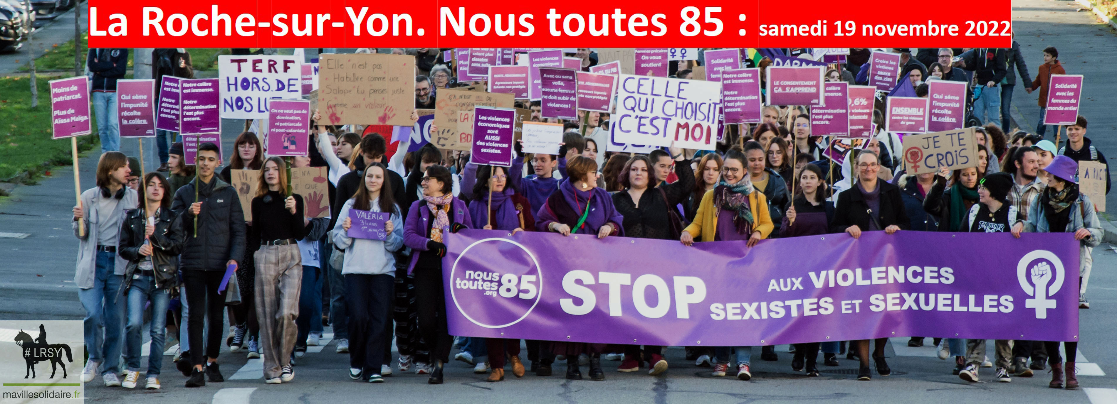 Nous toutes 85 19 novembre 2022 LRSY mavillesolidaire.fr 2