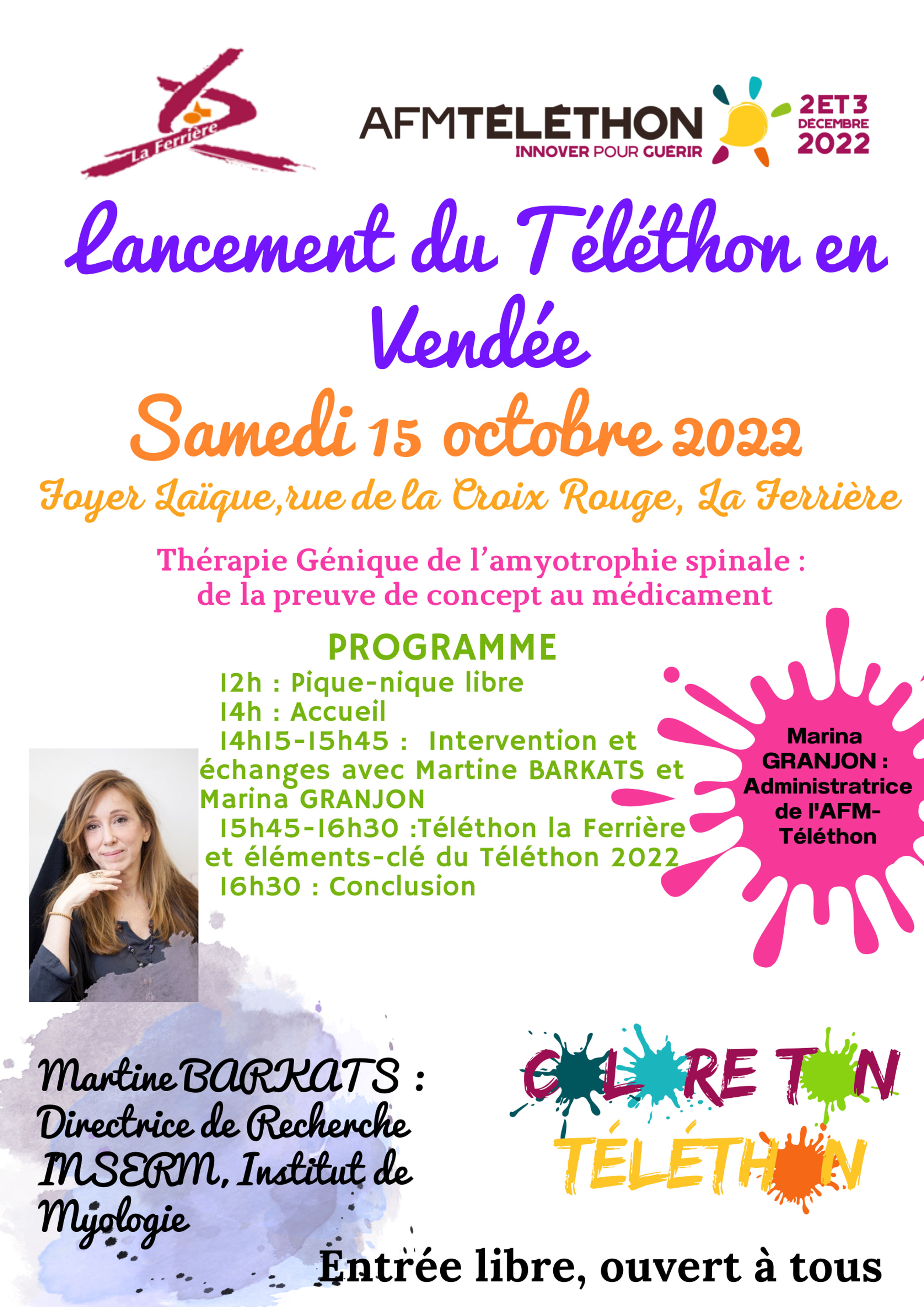 Téléthon Vendée LRSY mavillesolidaire.fr La Roche sur Yon