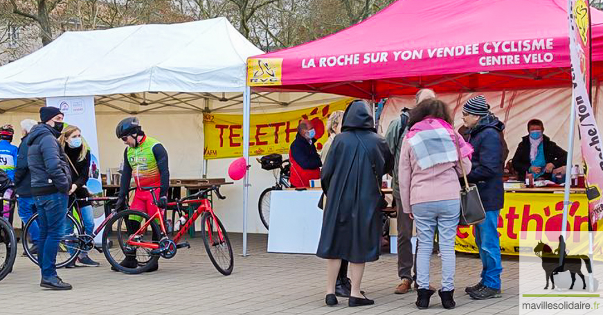 Téléthon Bilan 2021 La Roche sur Yon LRSY mavillesolidaire.fr 