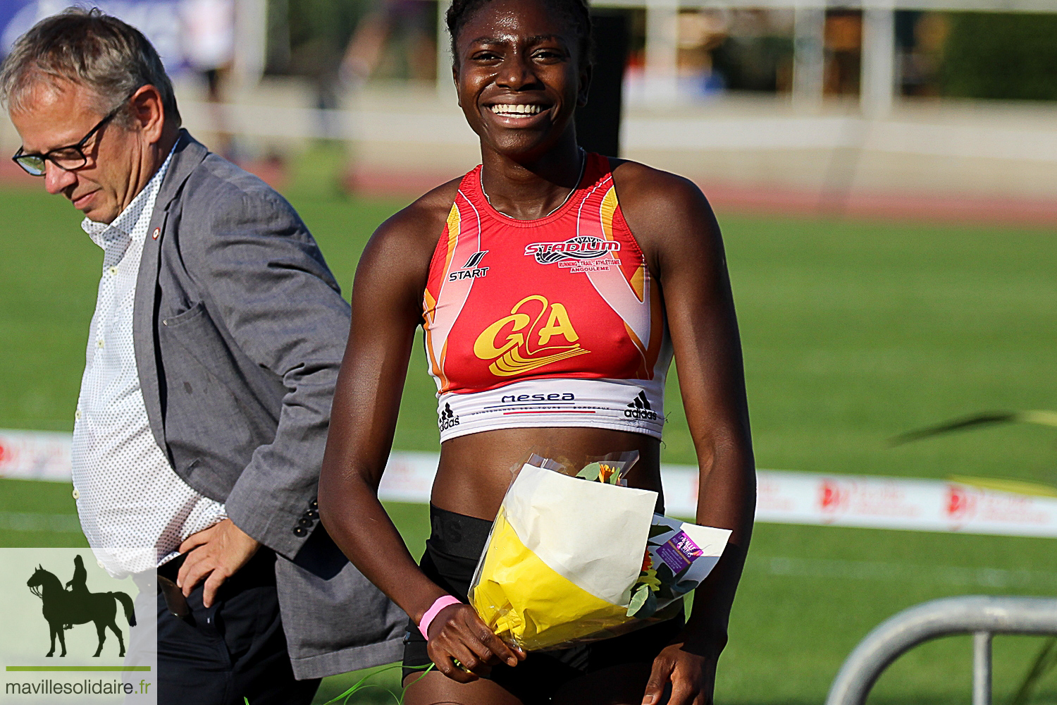 Athlétisme Jimmy Vicaut et Christophe Lemaitre meeting la Roche sur Yon mavillesolidaire.fr 13