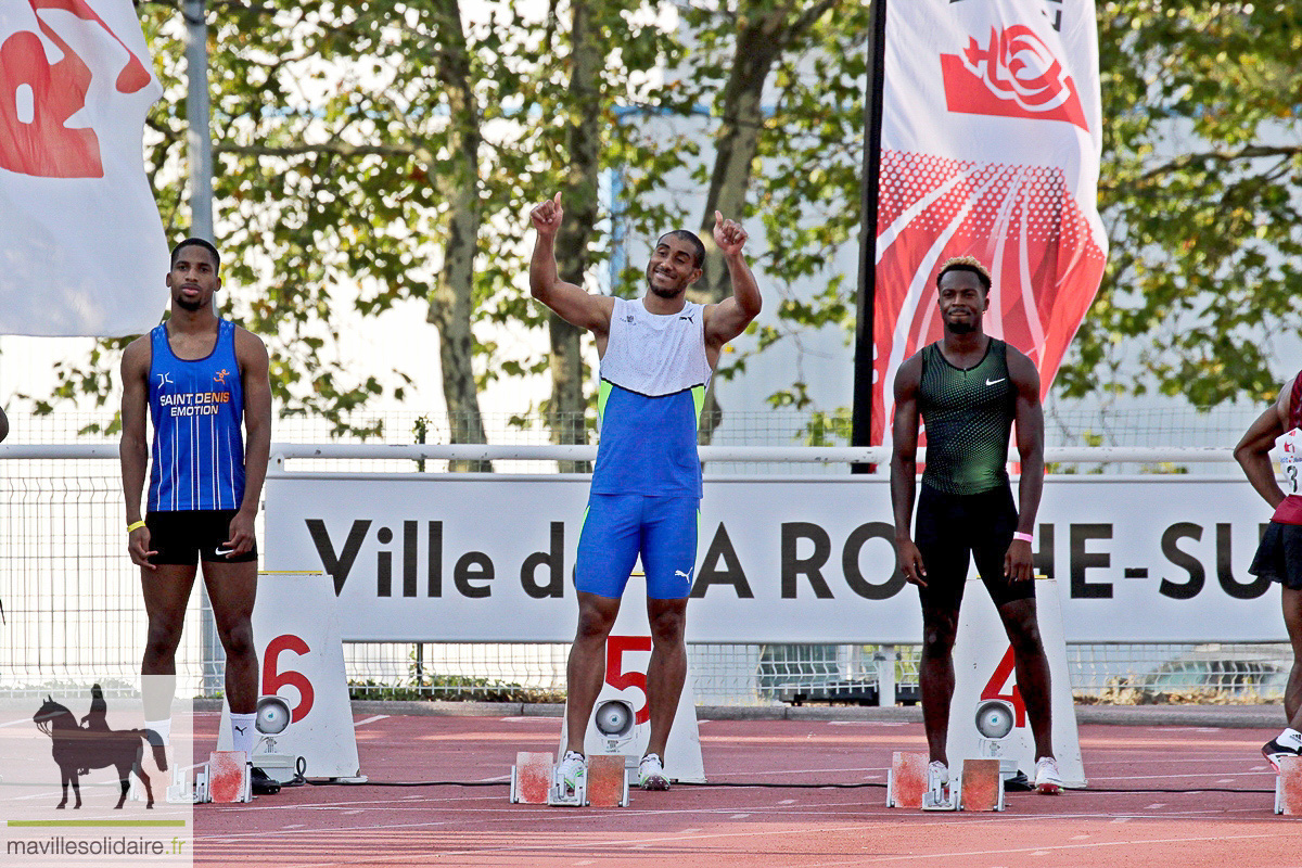 Athlétisme Jimmy Vicaut et Christophe Lemaitre meeting la Roche sur Yon mavillesolidaire.fr 20