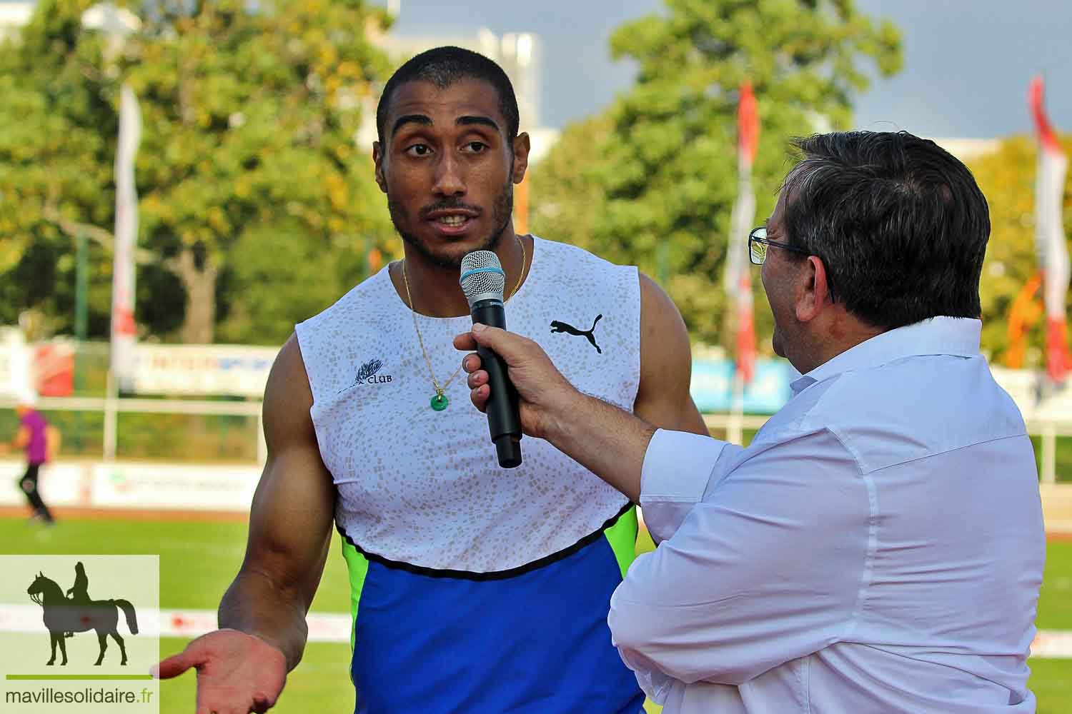 Athlétisme Jimmy Vicaut et Christophe Lemaitre meeting la Roche sur Yon mavillesolidaire.fr 21