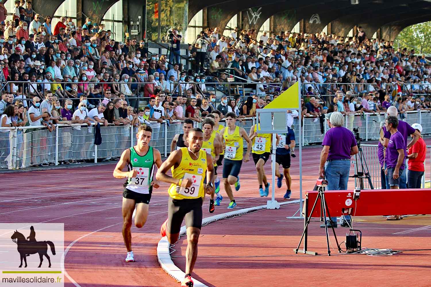 Athlétisme Jimmy Vicaut et Christophe Lemaitre meeting la Roche sur Yon mavillesolidaire.fr 22