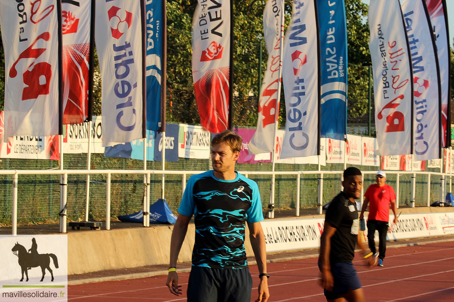 Athlétisme Jimmy Vicaut et Christophe Lemaitre meeting la Roche sur Yon mavillesolidaire.fr 27