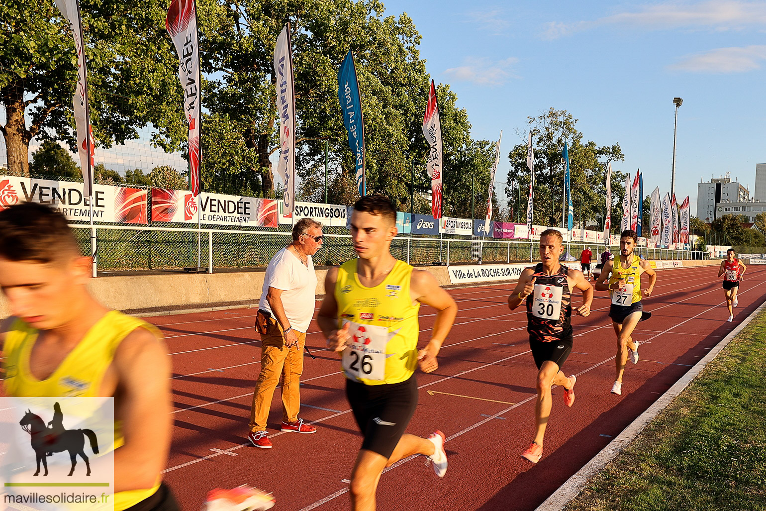 Athlétisme Jimmy Vicaut et Christophe Lemaitre meeting la Roche sur Yon mavillesolidaire.fr 8