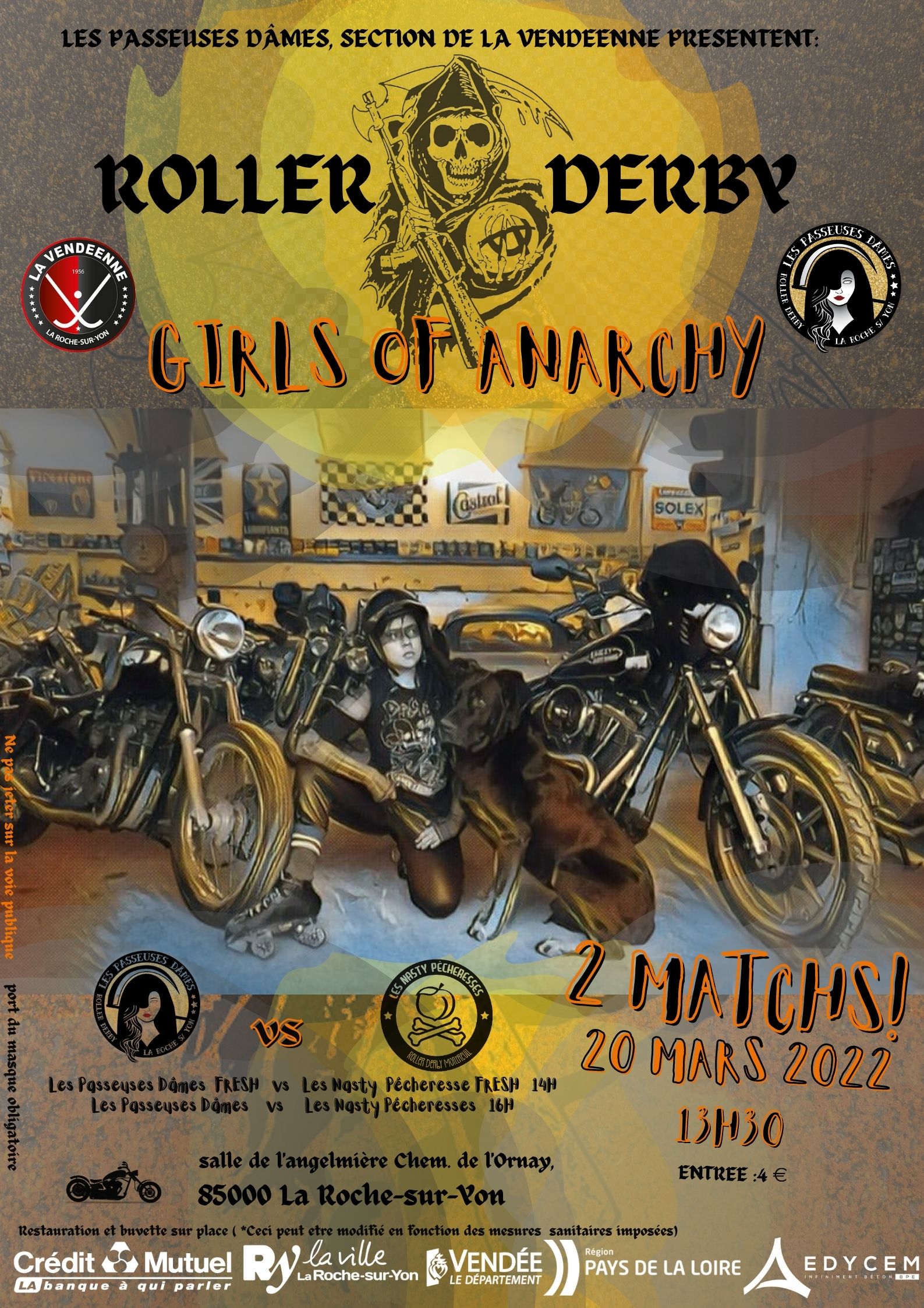 Les Passeuses Dâmes, Roller Derby