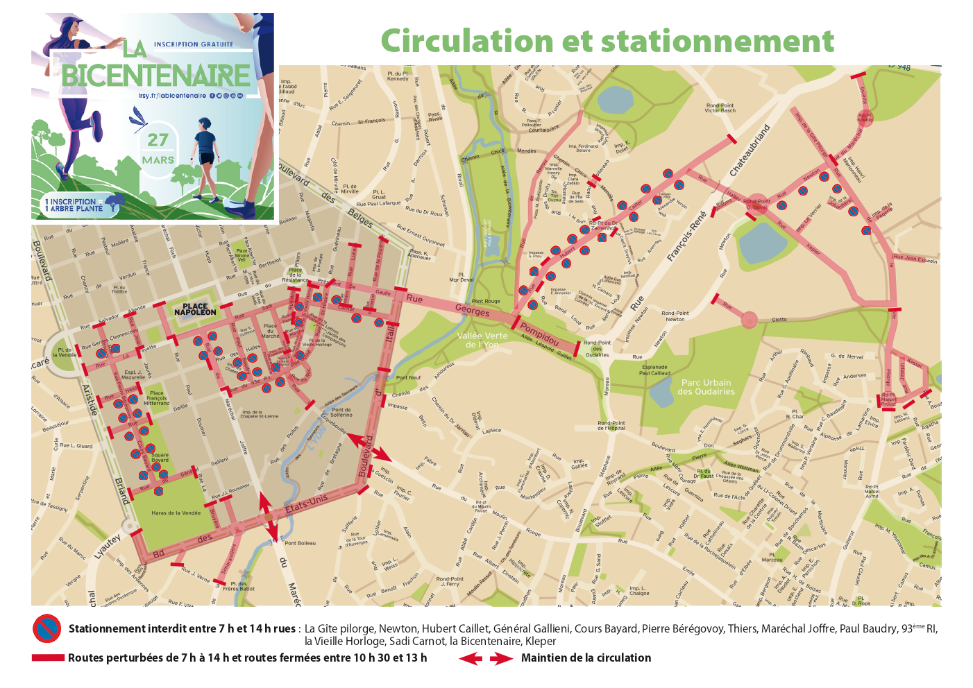 la bicentenaire 2022 plan circulation 11