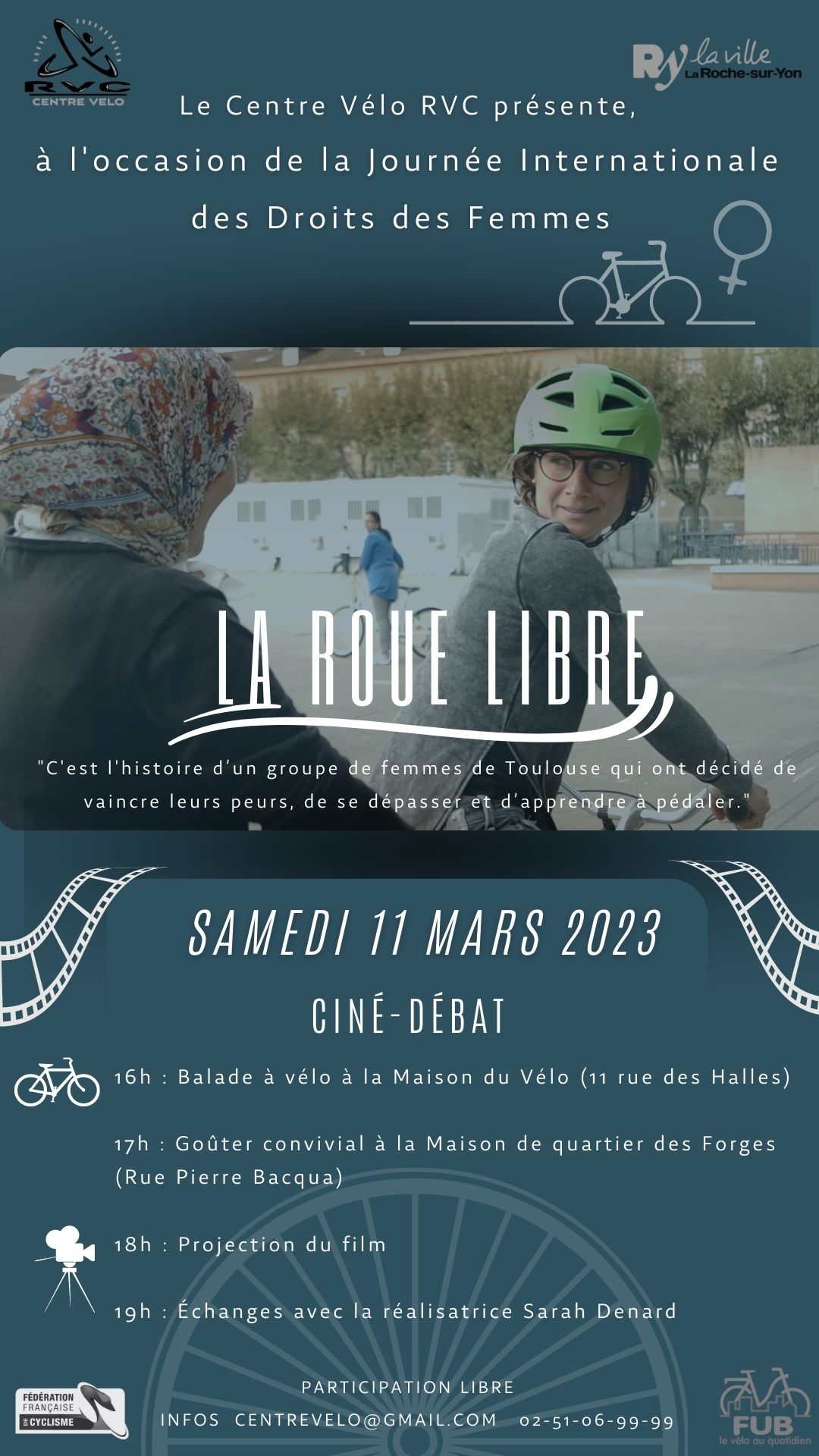 Le film documentaire "La roue libre" par le Centre vélo