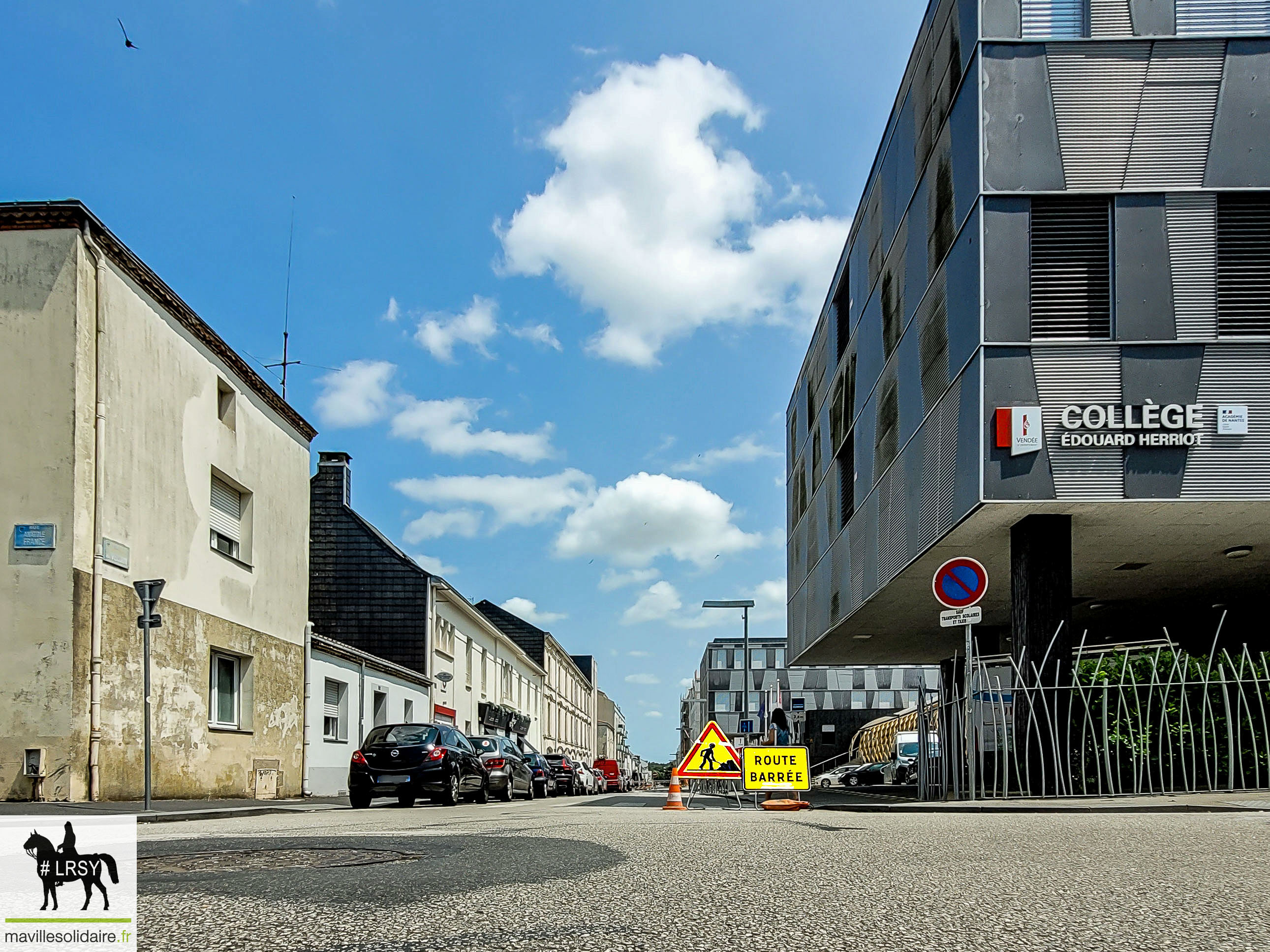 Travaux rue Foch carré Napoléon la roche sur Yon 1