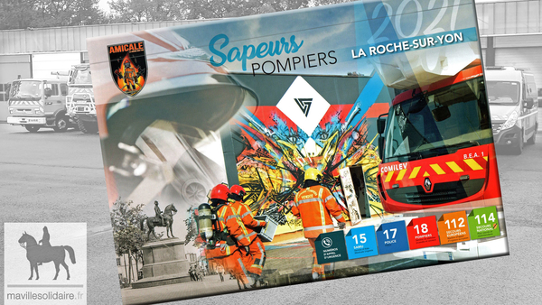 sapeurs pompiers calendrier la Roche sur Yon 2021